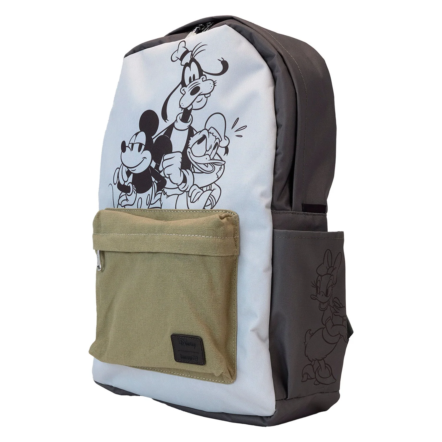 Loungefly x Disney Mickey And Friends Canvas & Nylon Full-Size Backpack - Image 2