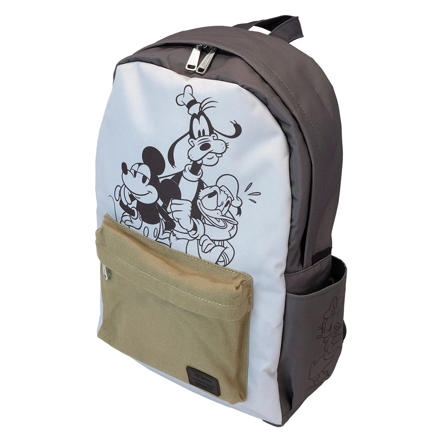 Loungefly x Disney Mickey And Friends Canvas & Nylon Full-Size Backpack - Image 3