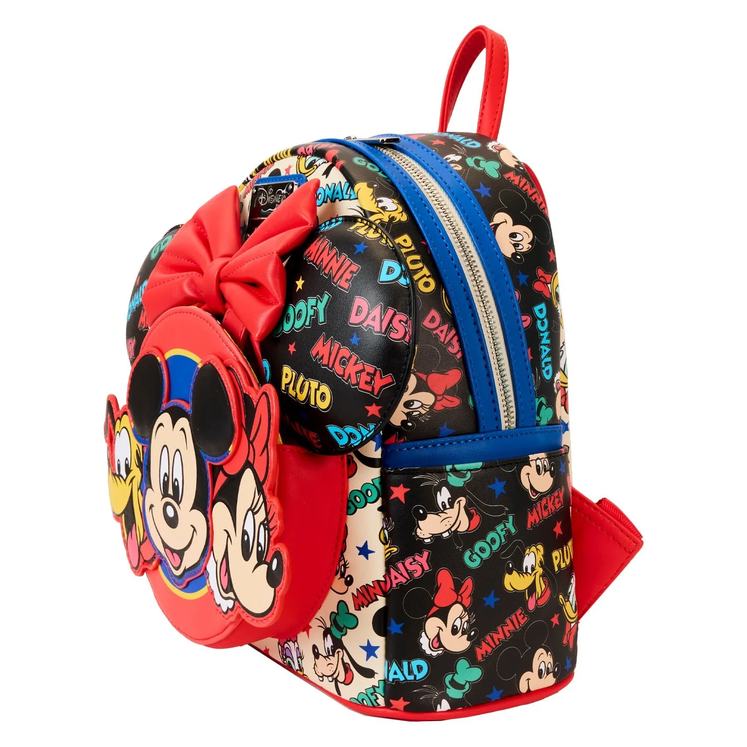 Loungefly x Disney Mickey And Friends Classic Ear Holder Mini Backpack Combo - Image 2