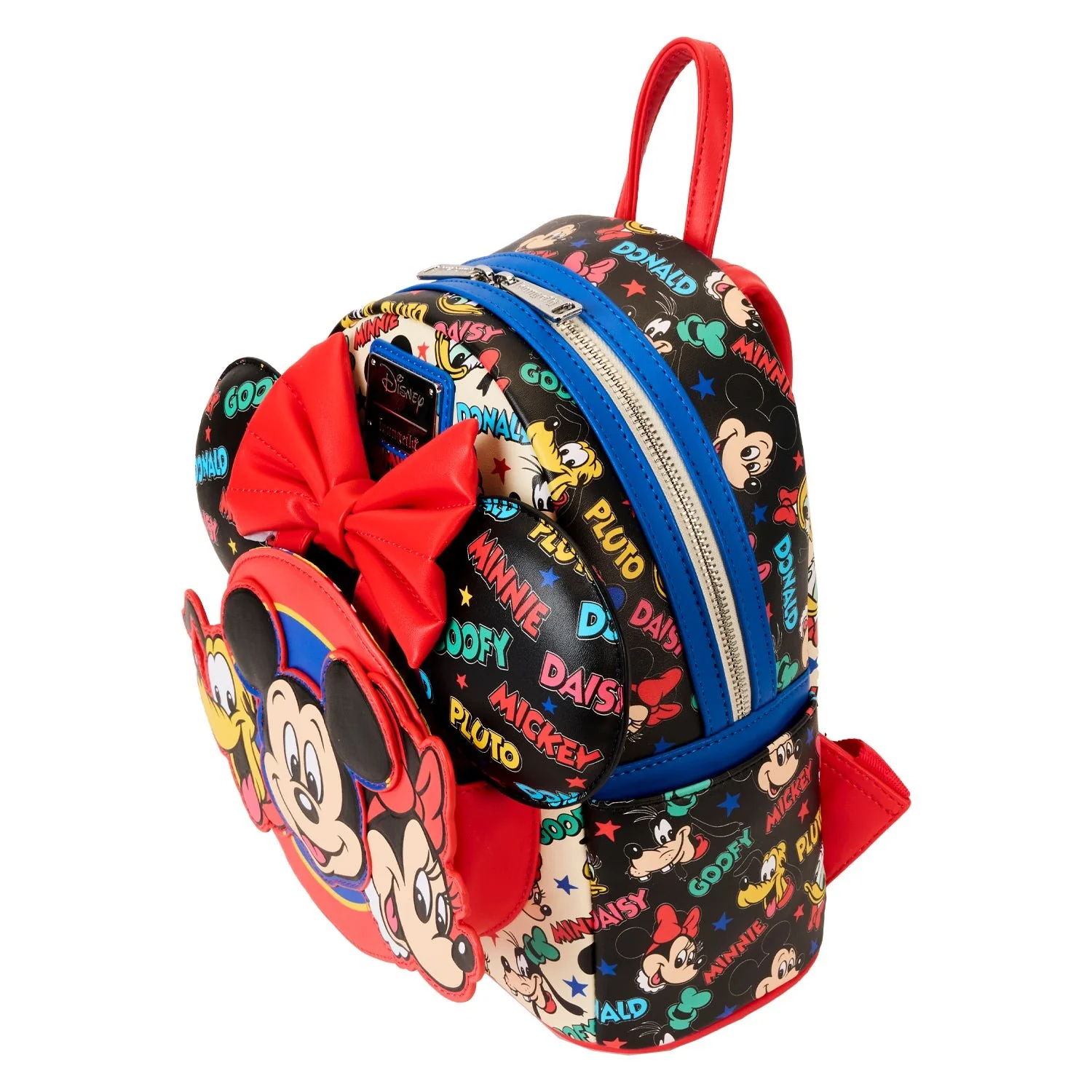 Loungefly x Disney Mickey And Friends Classic Ear Holder Mini Backpack Combo - Image 3