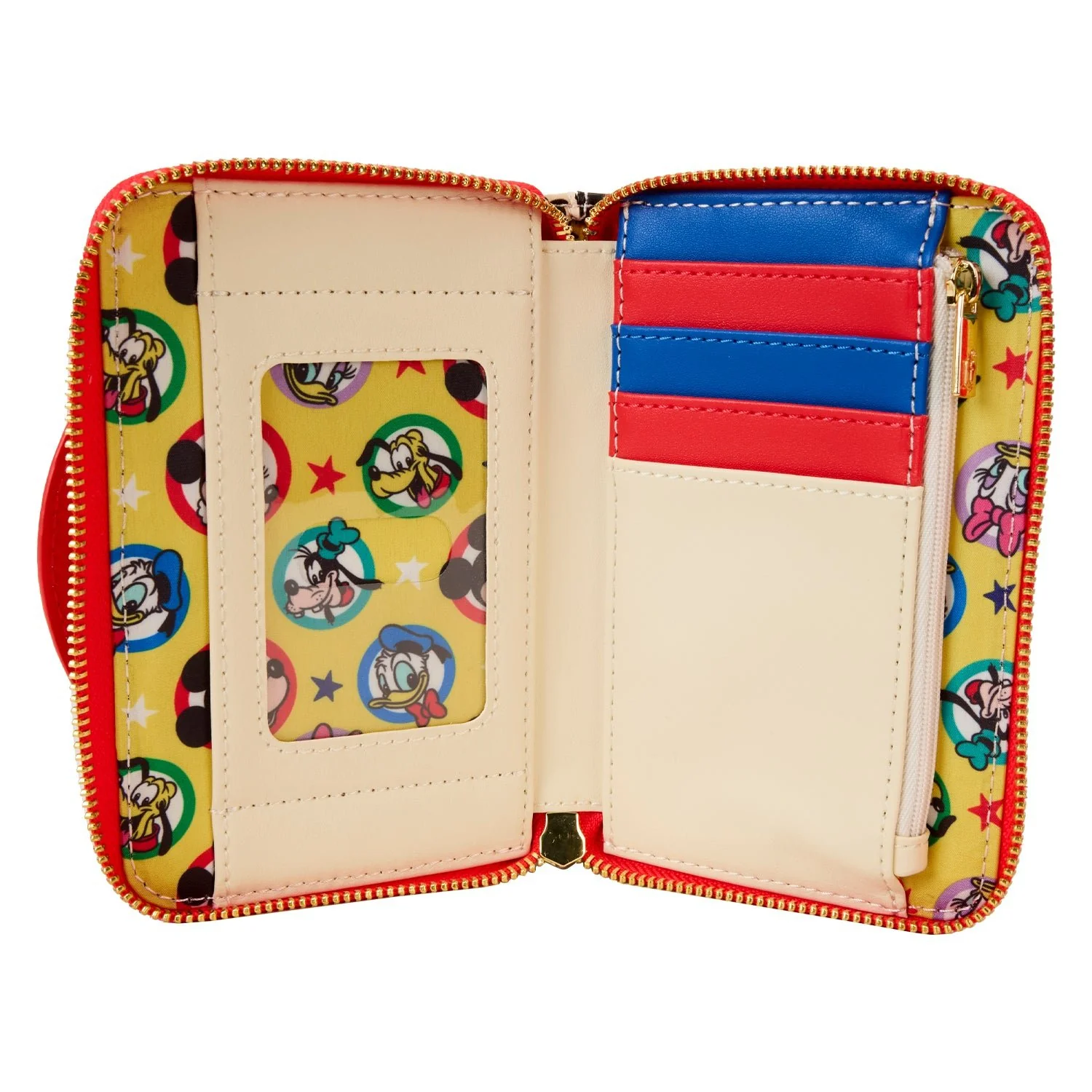 Loungefly x Disney Mickey And Friends Classic Zip Around Wallet - Image 4