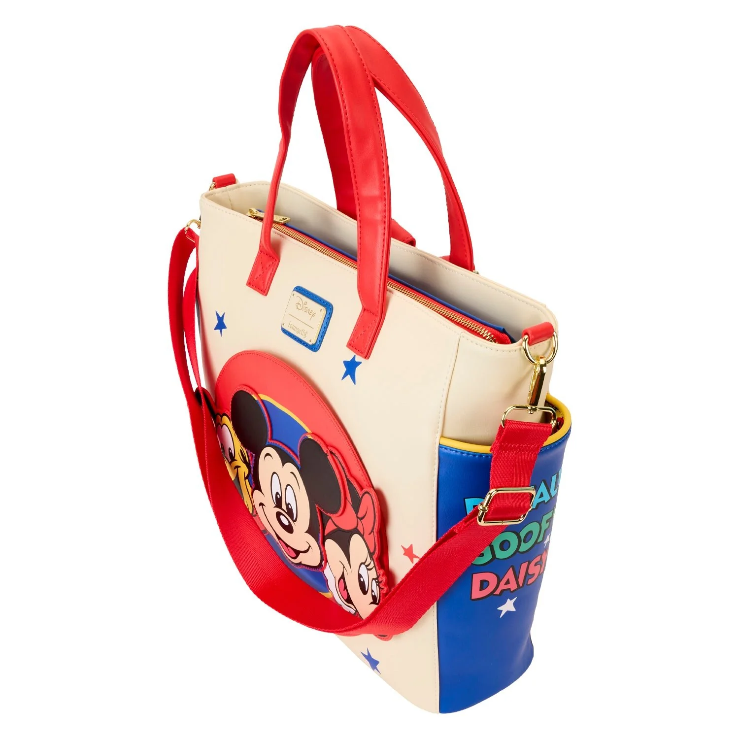 Loungefly x Disney Mickey And Friends Convertible Backpack & Tote Bag - Image 3