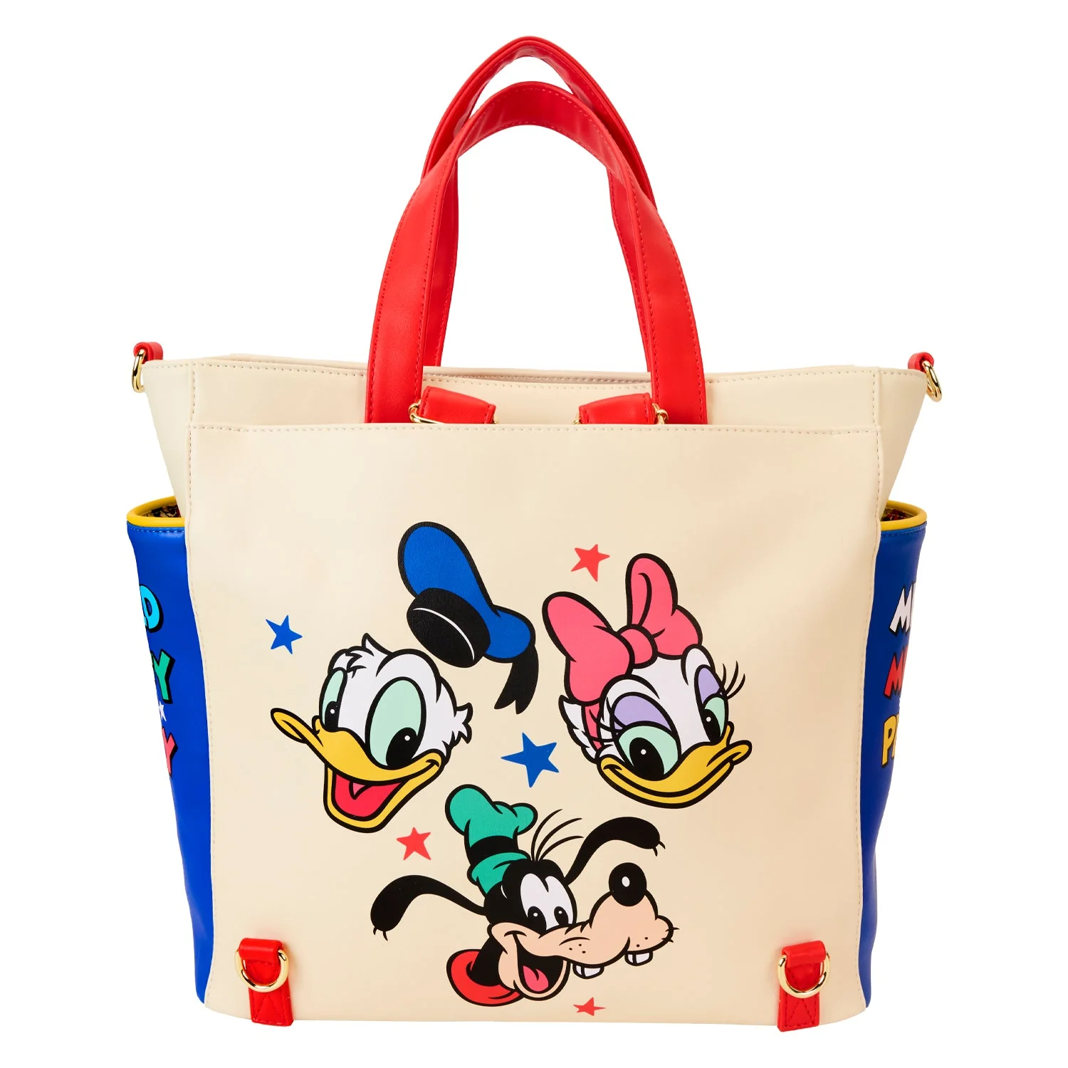 Loungefly x Disney Mickey And Friends Convertible Backpack & Tote Bag - Image 6