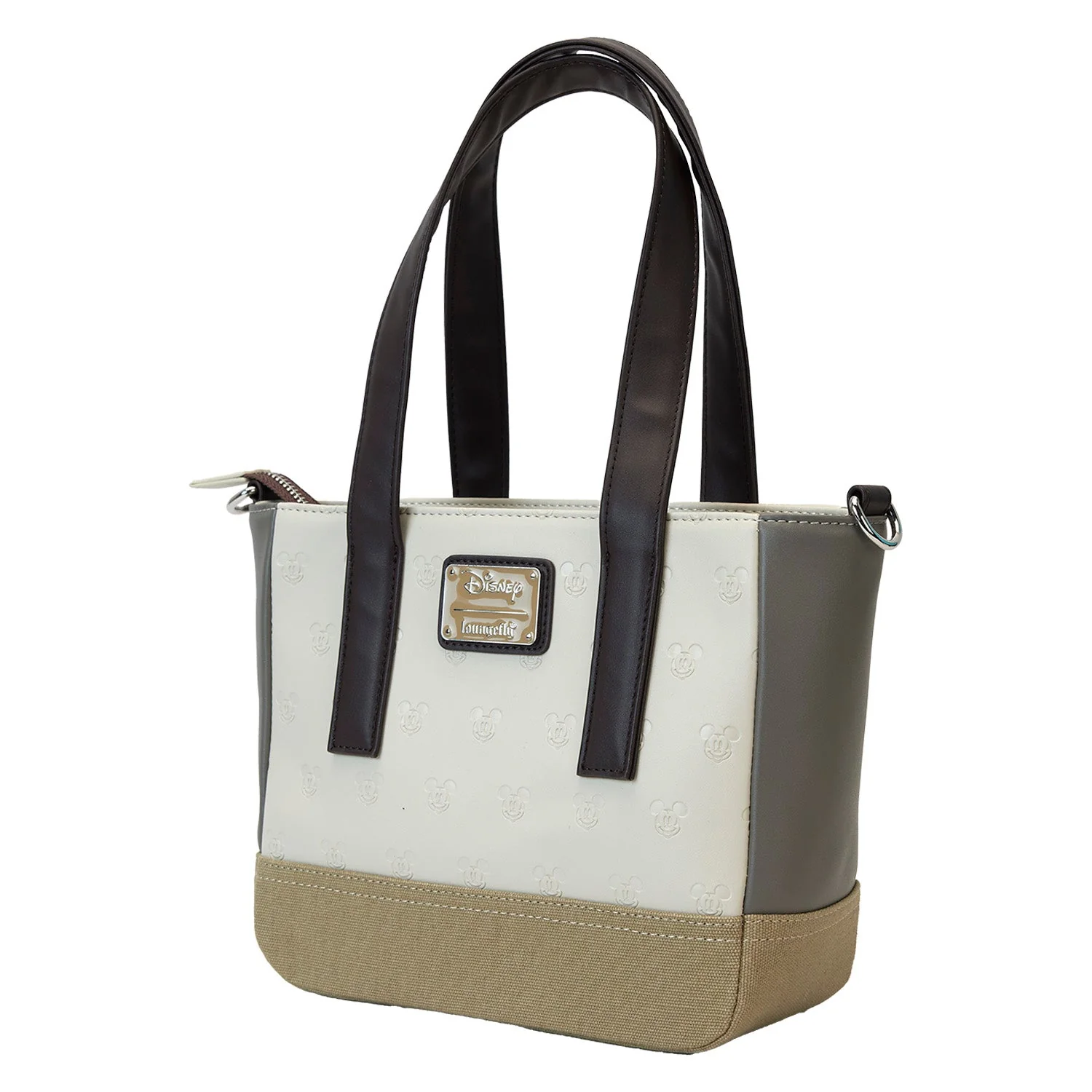 Loungefly x Disney Mickey And Friends Faux Leather And Canvas Mini Tote Bag - Image 5