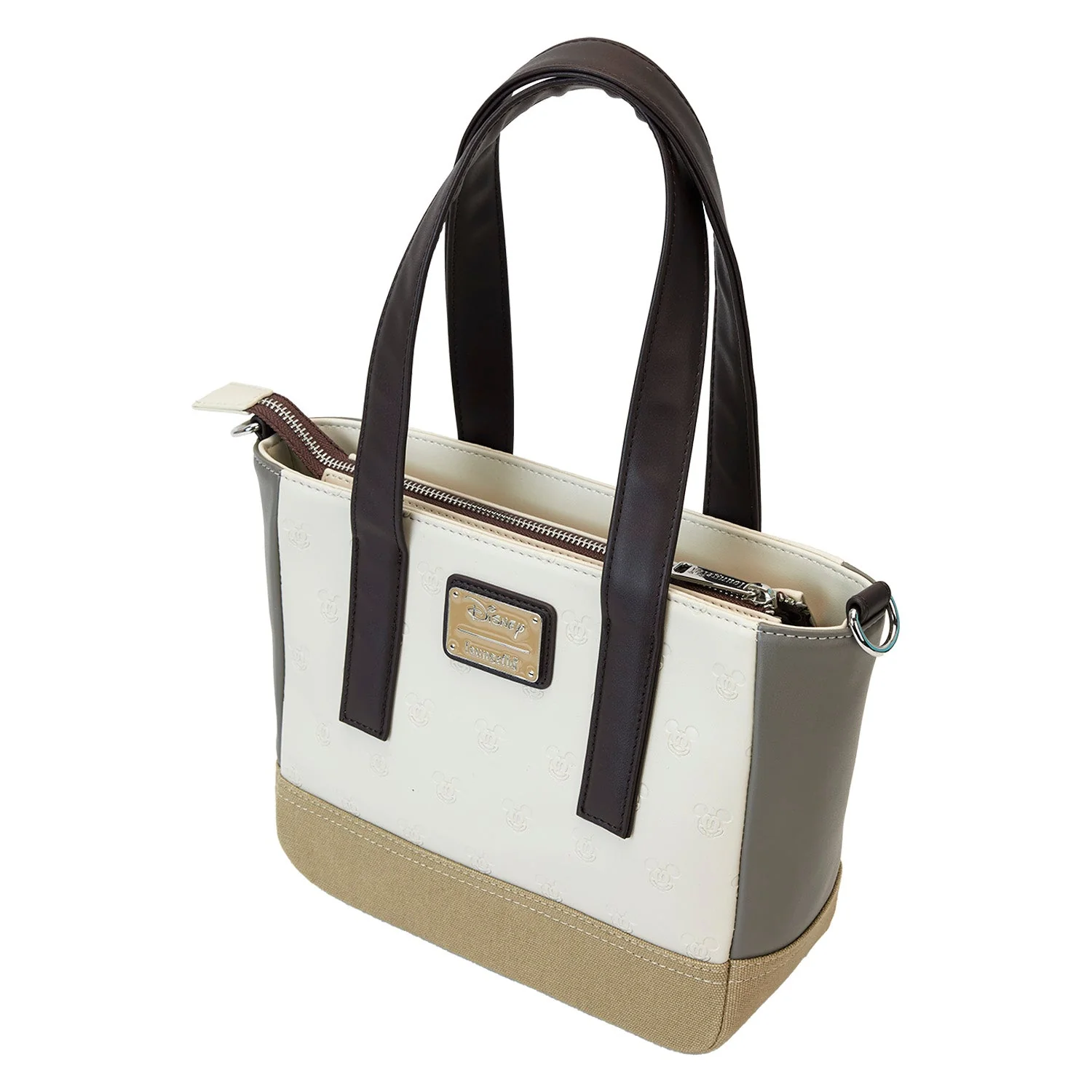 Loungefly x Disney Mickey And Friends Faux Leather And Canvas Mini Tote Bag - Image 6