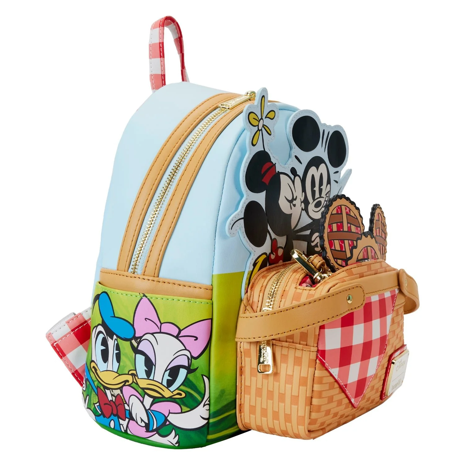 Loungefly x Disney Mickey and Friends Picnic Mini Backpack - Image 5