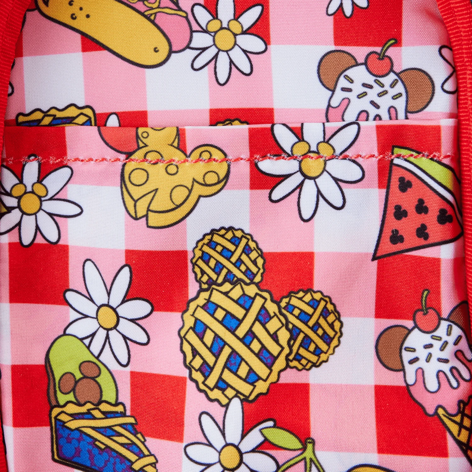 Loungefly x Disney Mickey and Friends Picnic Pencil Case - Image 3