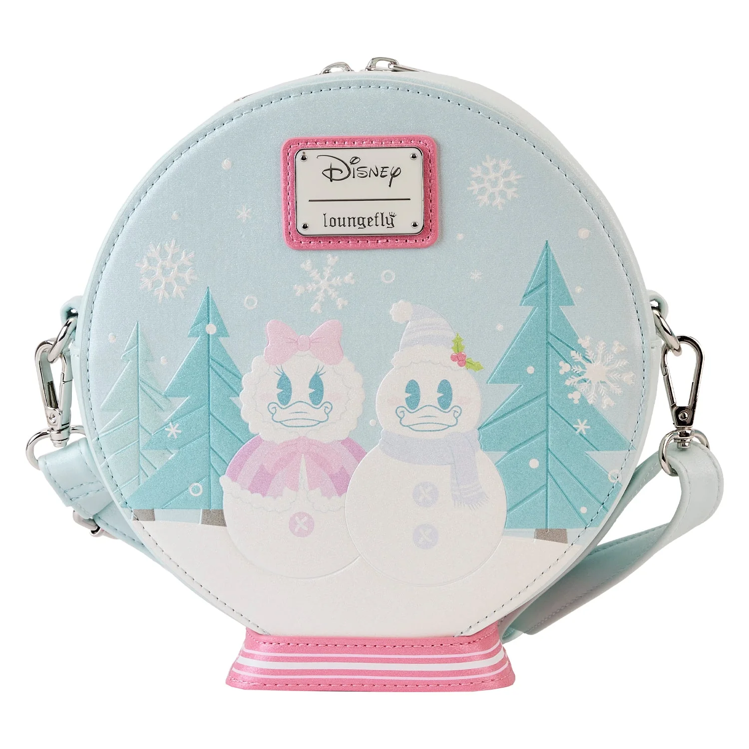 Loungefly x Disney Mickey and Friends Winter Snow Globe Crossbody Bag - Image 6