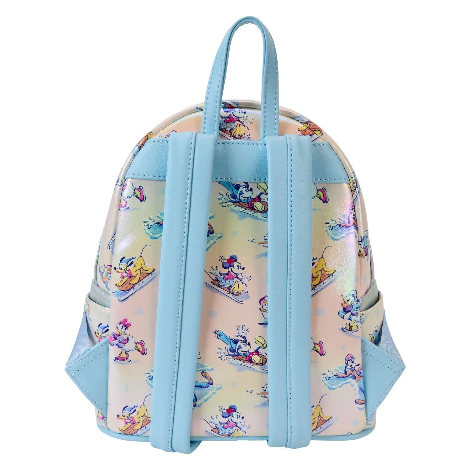 Loungefly x Disney Mickey And Friends Winter Wonderland AOP Mini Backpack With Headband - Image 5