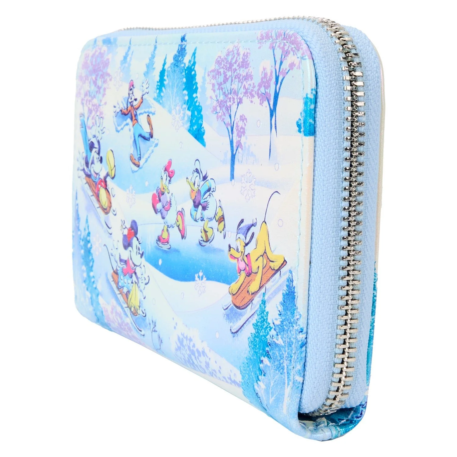 Loungefly x Disney Mickey And Friends Winter Wonderland Zip Around Wallet - Image 2