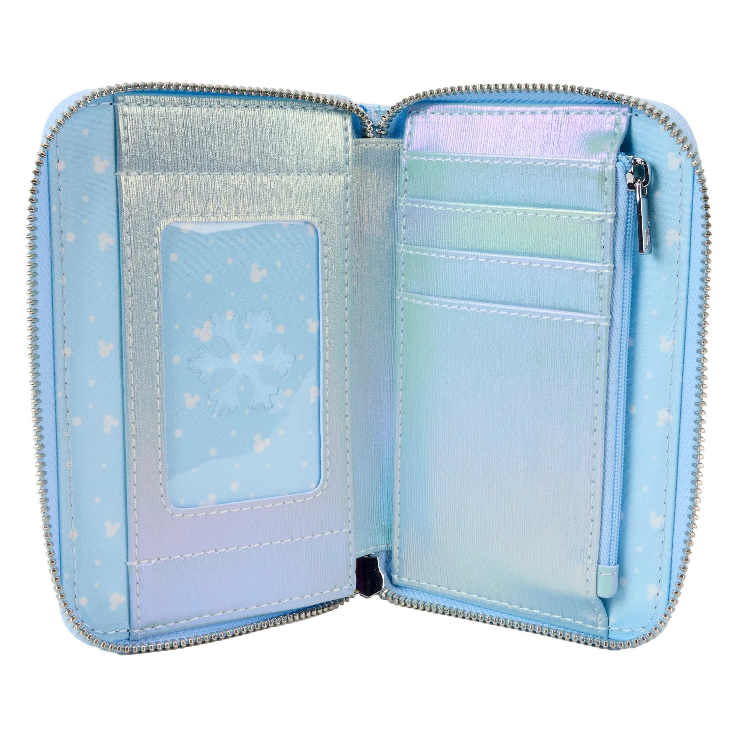 Loungefly x Disney Mickey And Friends Winter Wonderland Zip Around Wallet - Image 4