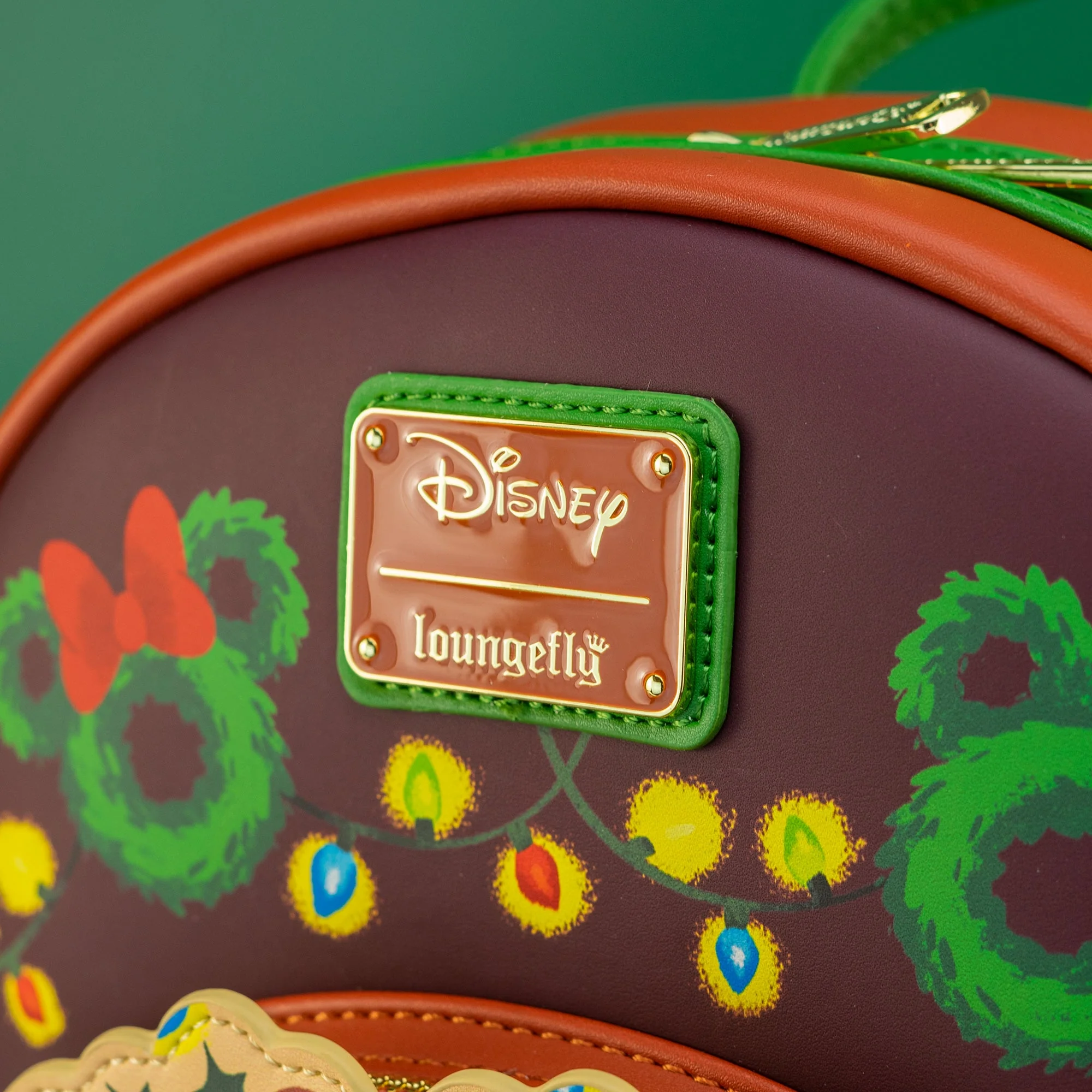 Loungefly x Disney Mickey and Minnie Christmas Fireplace Mini Backpack - Image 3