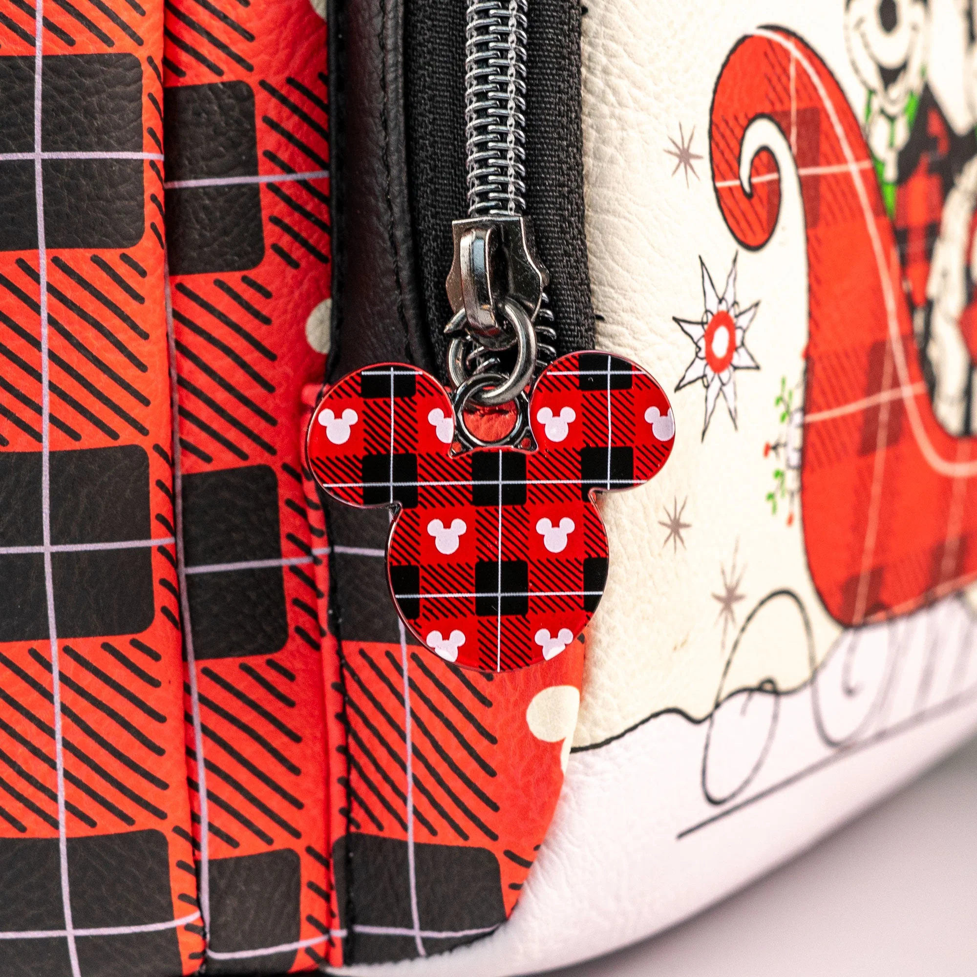Loungefly x Disney Mickey and Minnie Christmas Sleigh Mini Backpack - Image 3