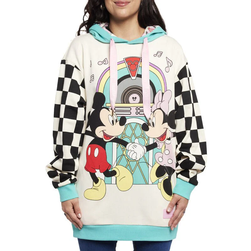 Loungefly x Disney Mickey and Minnie Date Night Diner Unisex Hoodie - Image 6