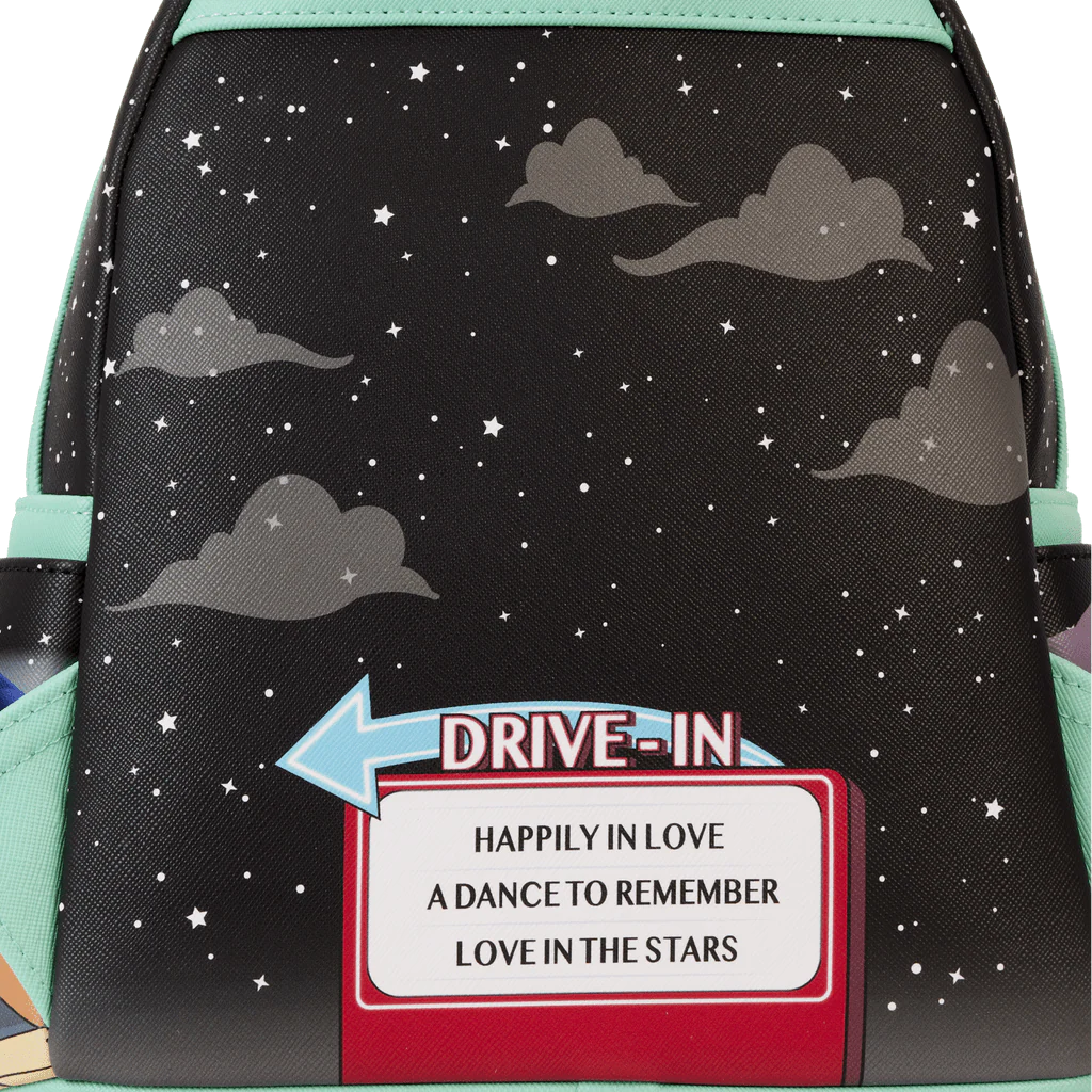 Loungefly X Disney Mickey And Minnie Date Night Drive-In Mini Backpack - Image 7
