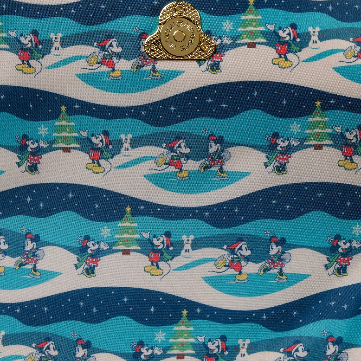 Loungefly x Disney Mickey and Minnie Holiday Crossbody Bag - Image 4