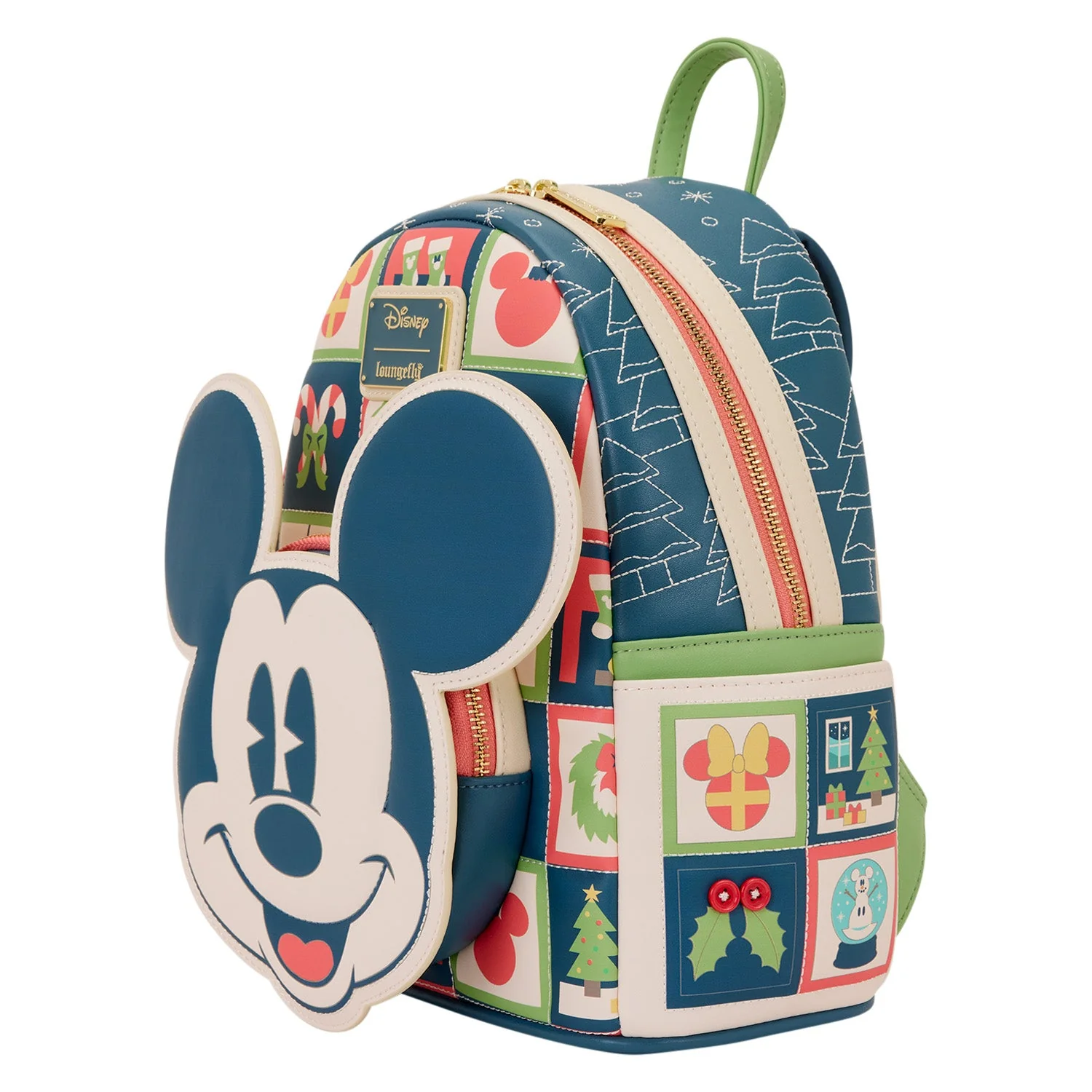 Loungefly x Disney Mickey and Minnie Holiday Mini Backpack - Image 2