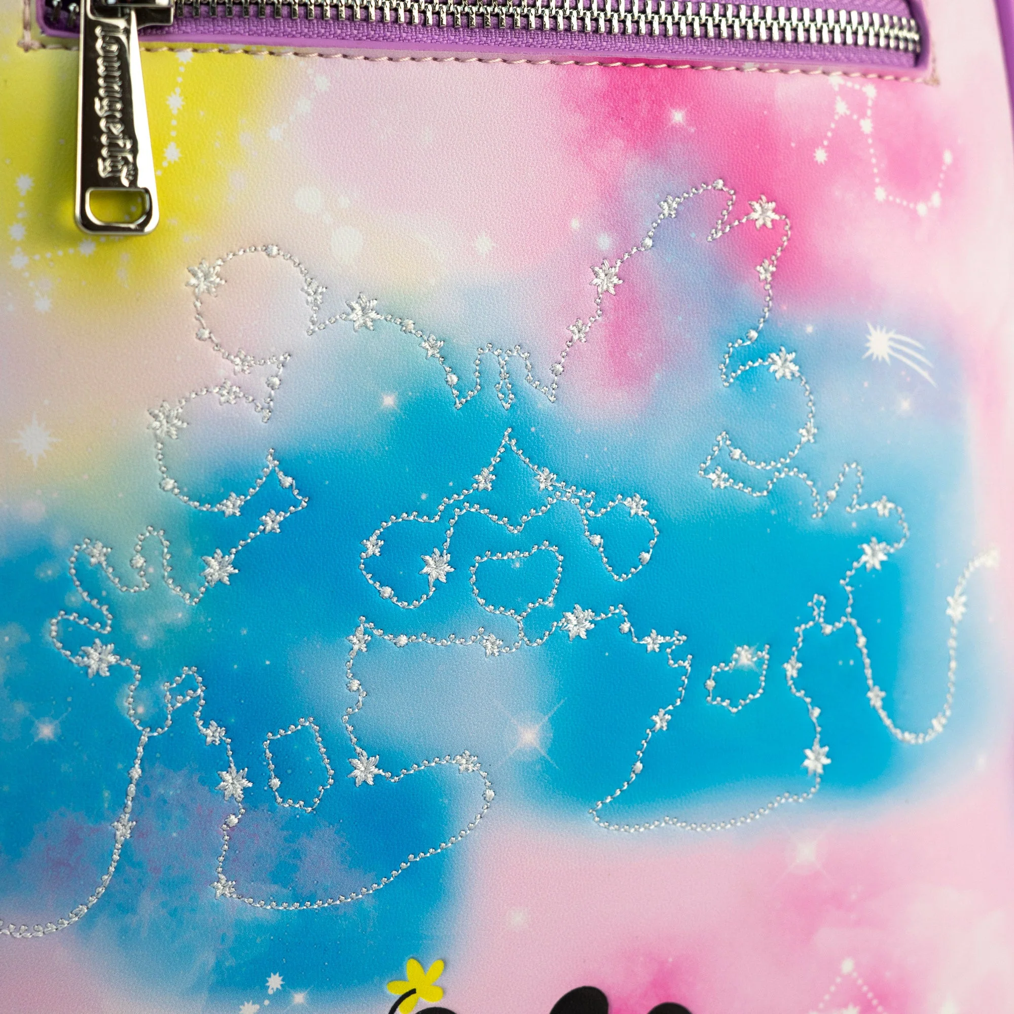 Loungefly x Disney Mickey and Minnie Mouse Constellation Kiss Mini Backpack - Image 3