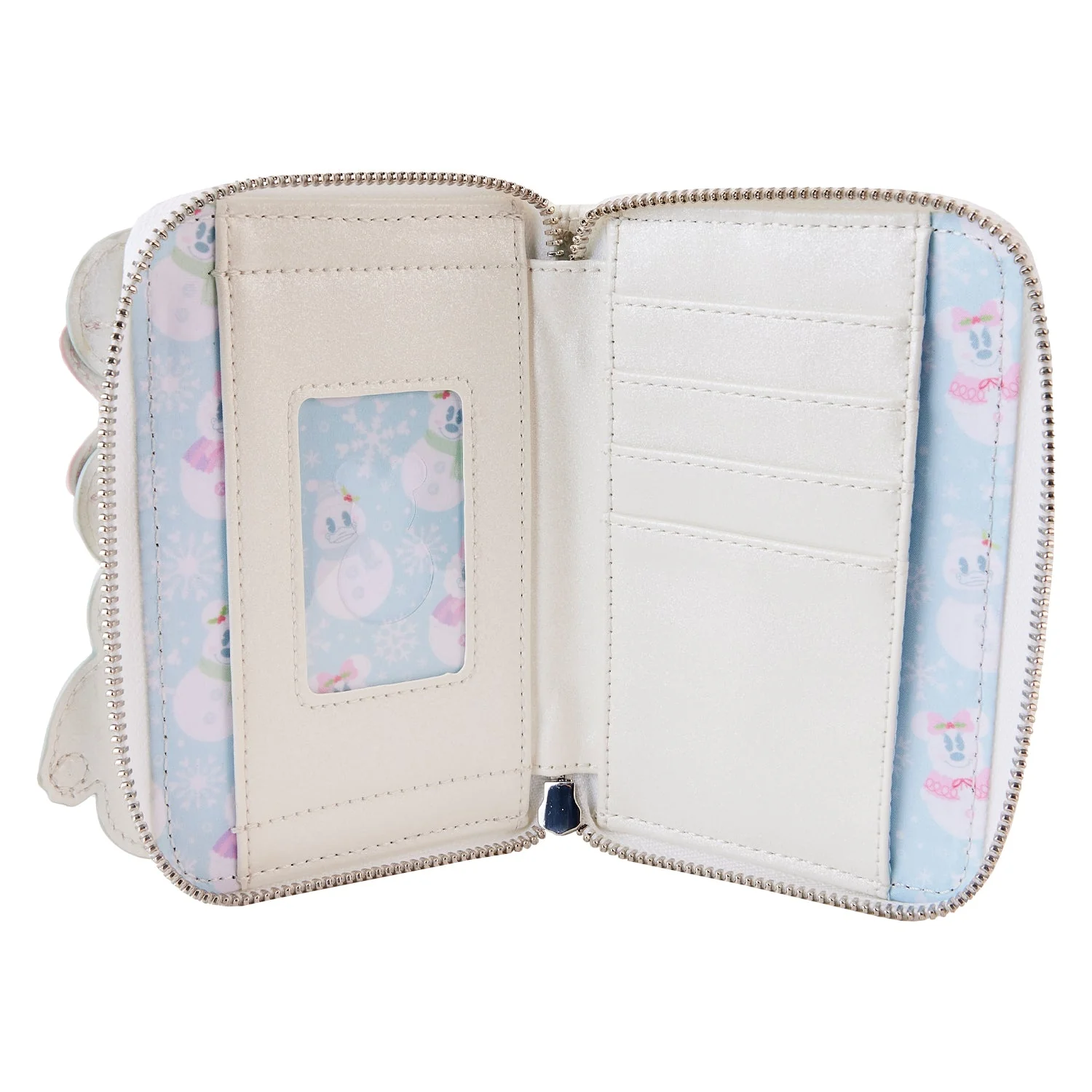 Loungefly x Disney Mickey and Minnie Pastel Snowman Wallet - Image 4