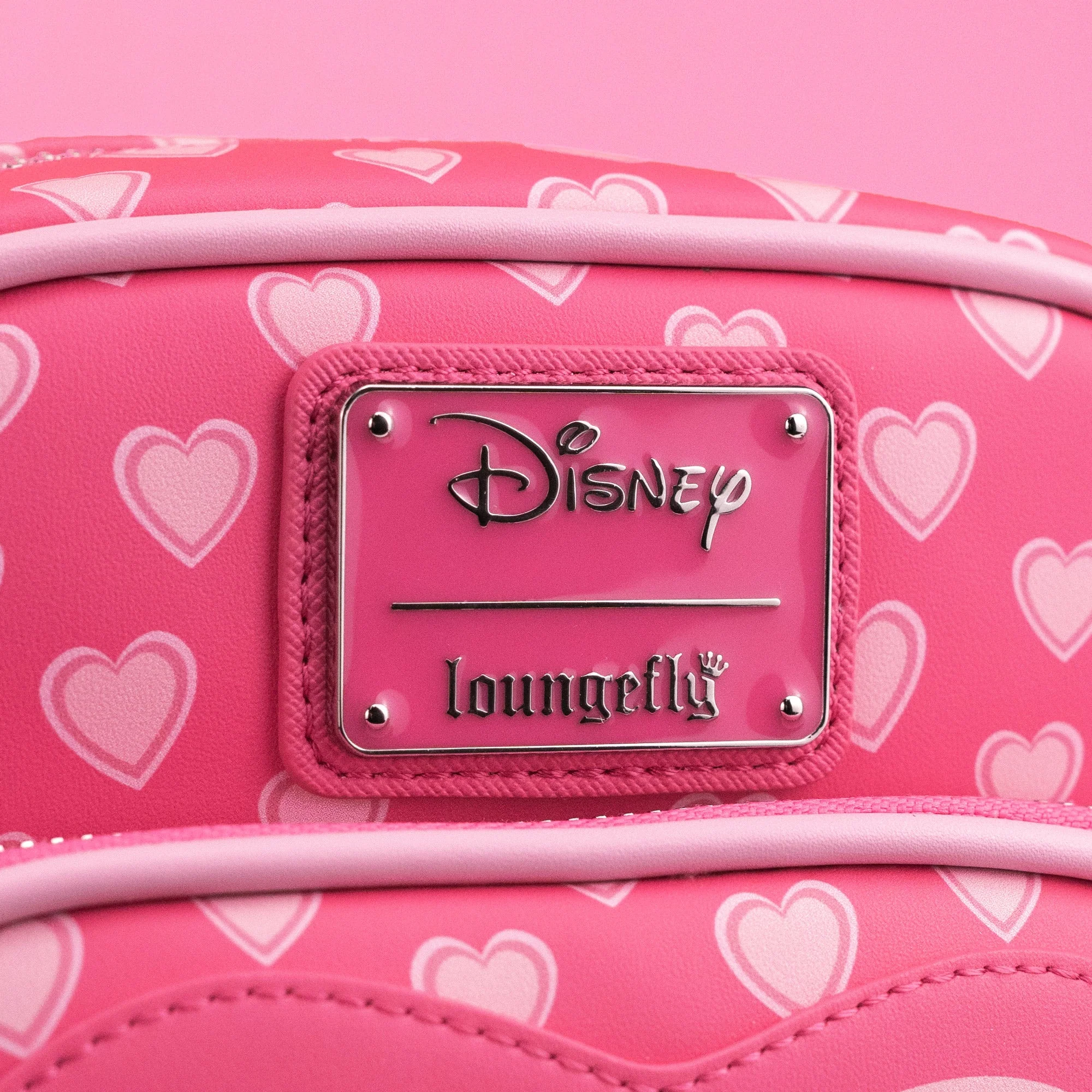 Loungefly x Disney Mickey and Minnie Pink Valentines Crossbody - Image 2