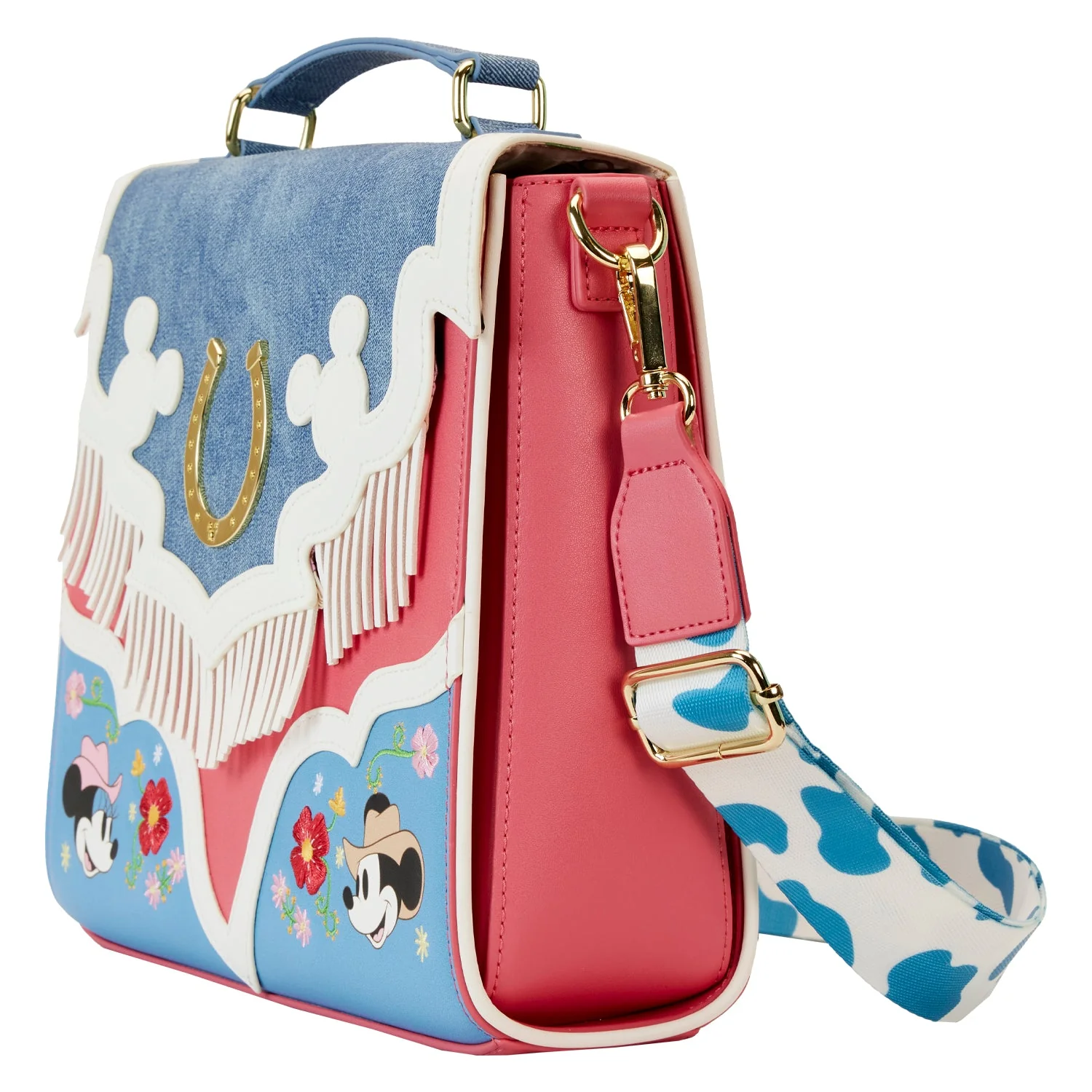 Loungefly x Disney Mickey And Minnie Western Crossbody Bag - Image 3