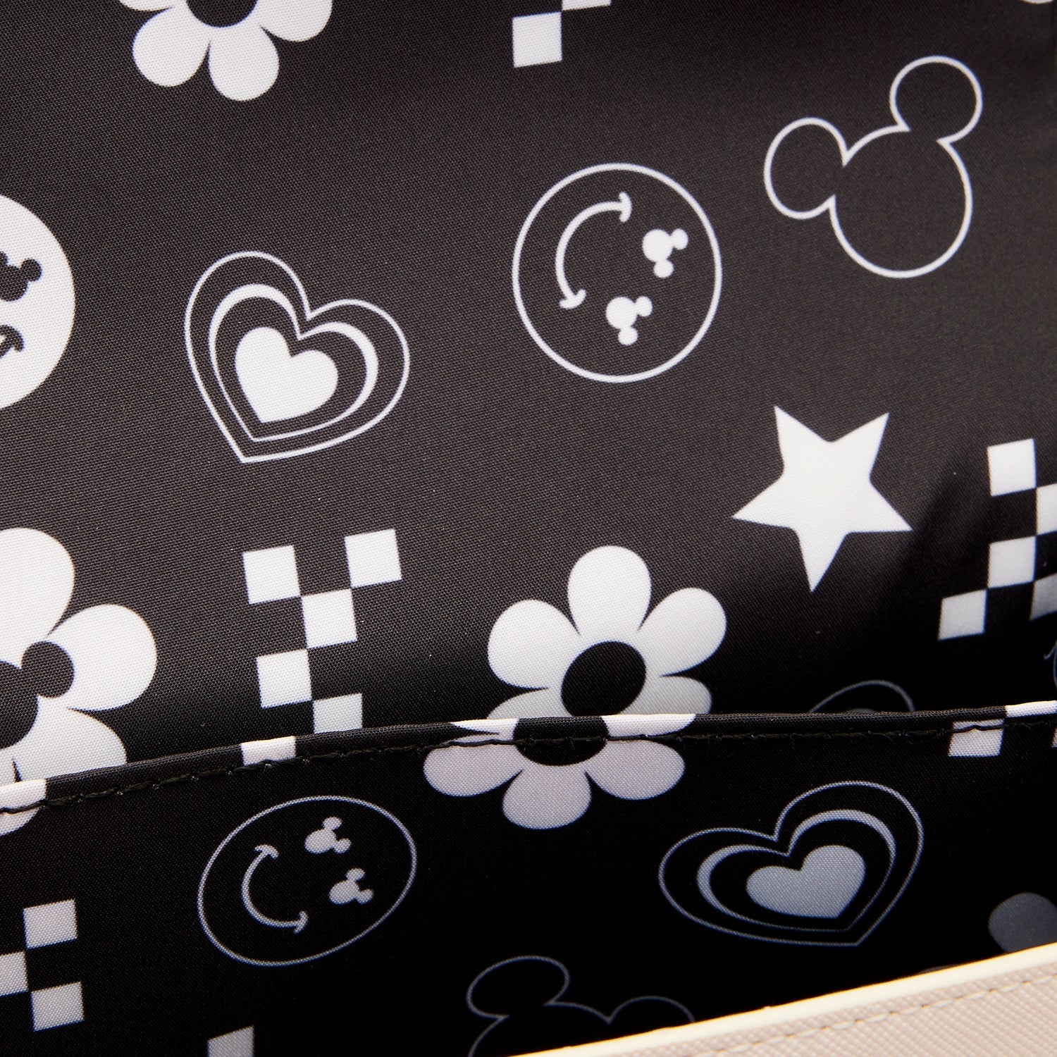 Loungefly x Disney Mickey Y2K Black and White Crossbody Bag - Image 7