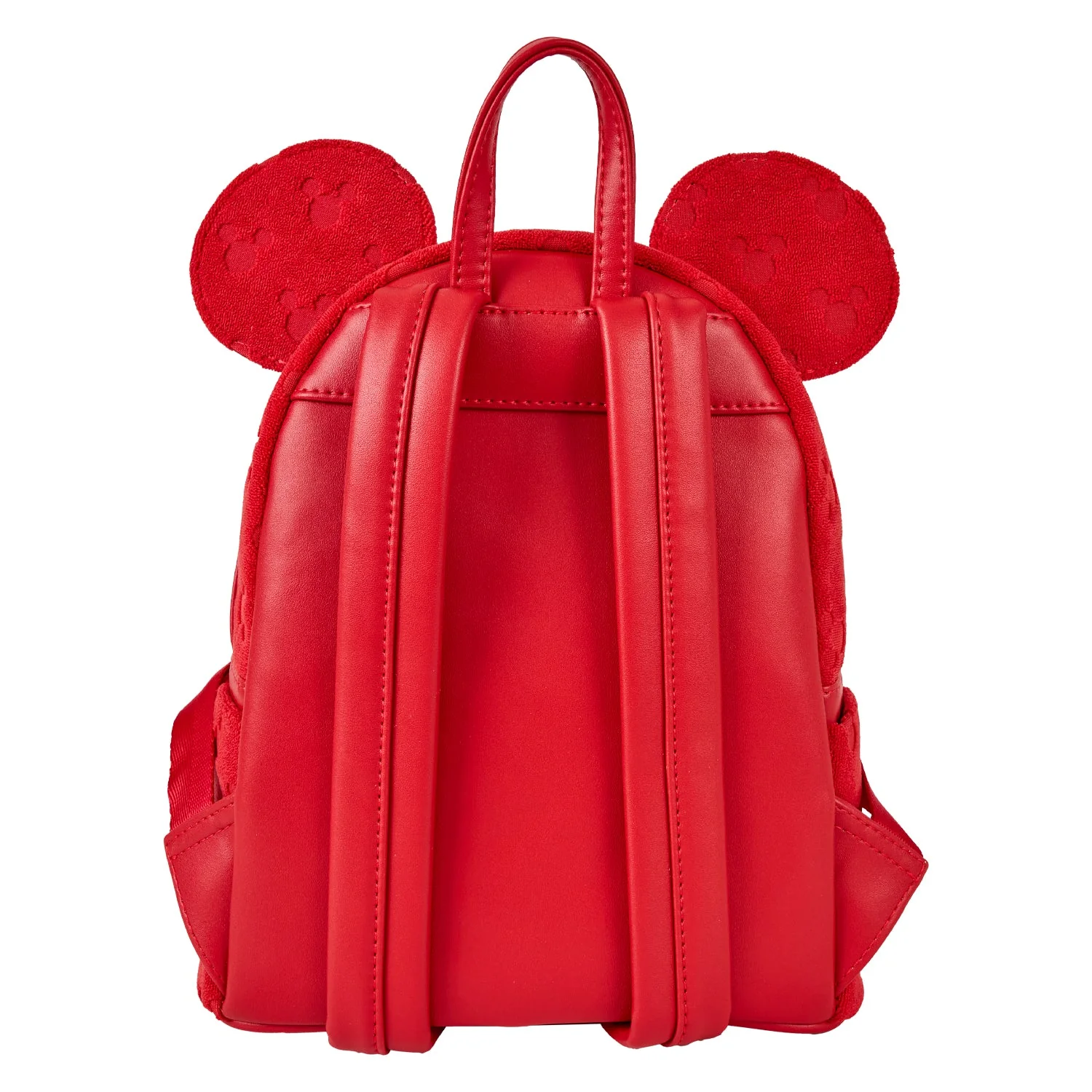 Loungefly x Disney Mickey Silhouette Burnout Red Mini Backpack - Image 4