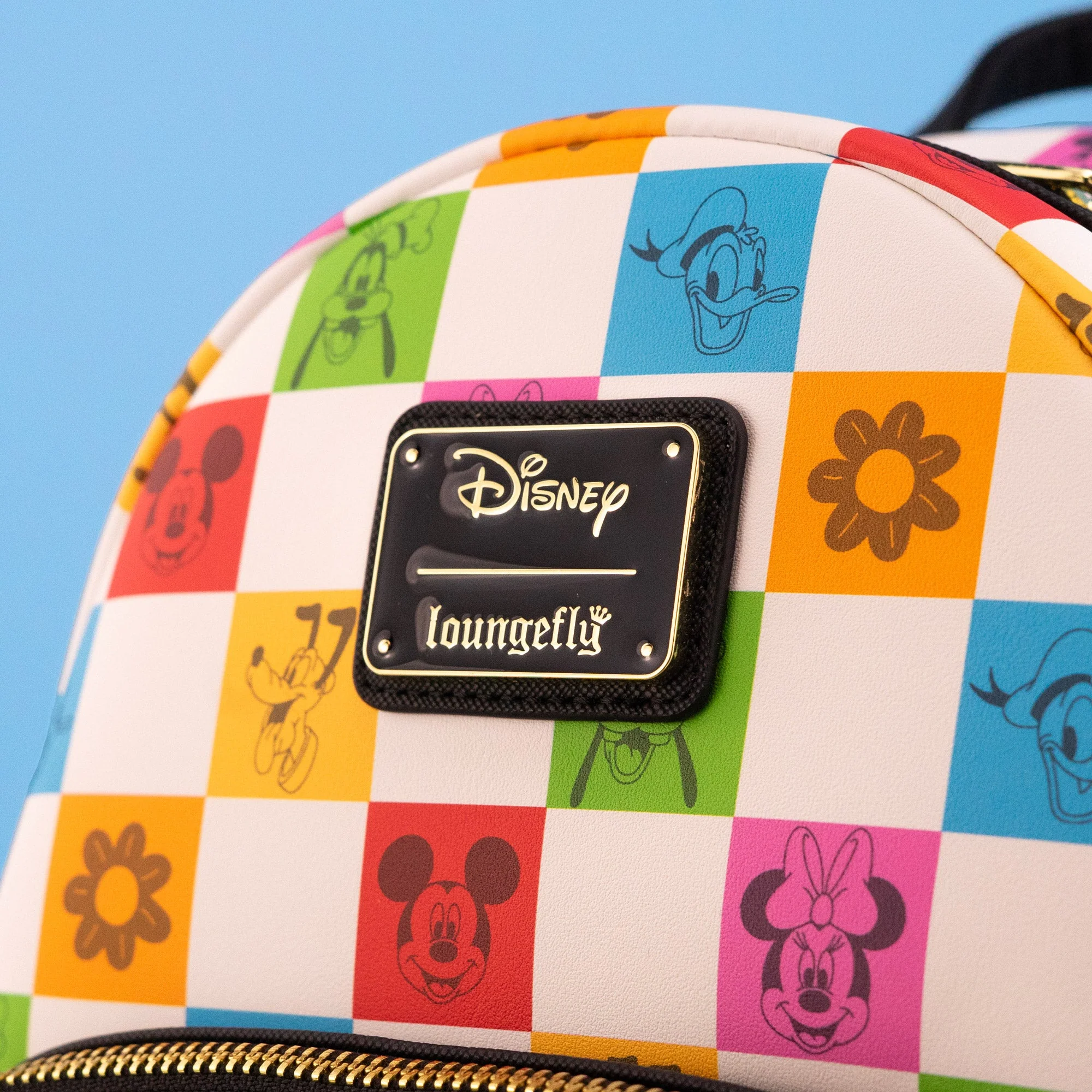 Loungefly x Disney Mickey & Friends Colorblock Party Mini Backpack - Image 2