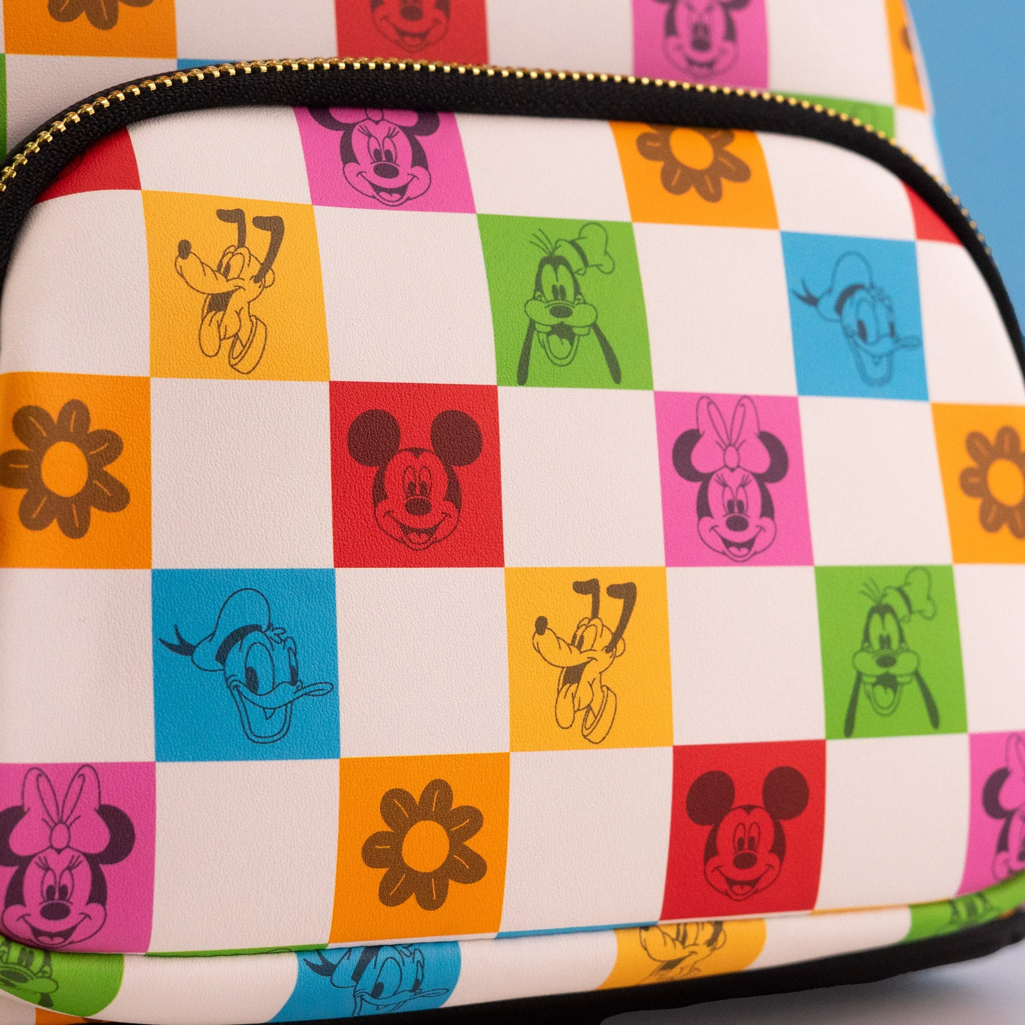 Loungefly x Disney Mickey & Friends Colorblock Party Mini Backpack - Image 3