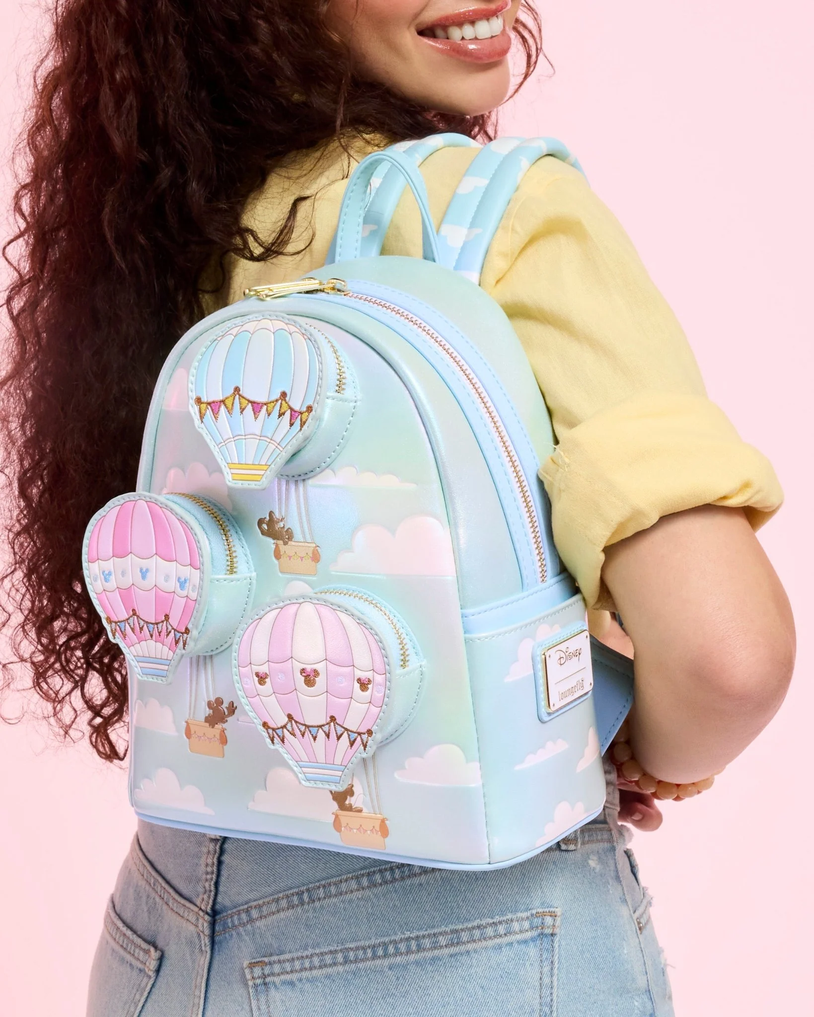 Loungefly x Disney Mickey & Friends Hot Air Balloon Mini Backpack - Image 4