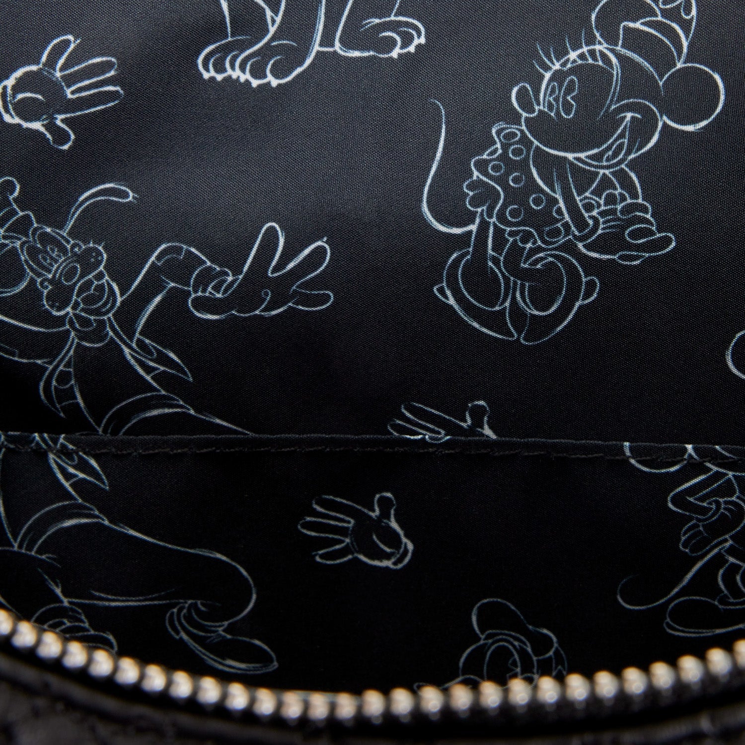 Loungefly x Disney Mickey & Friends Quilted Floral Mini Backpack - Image 5