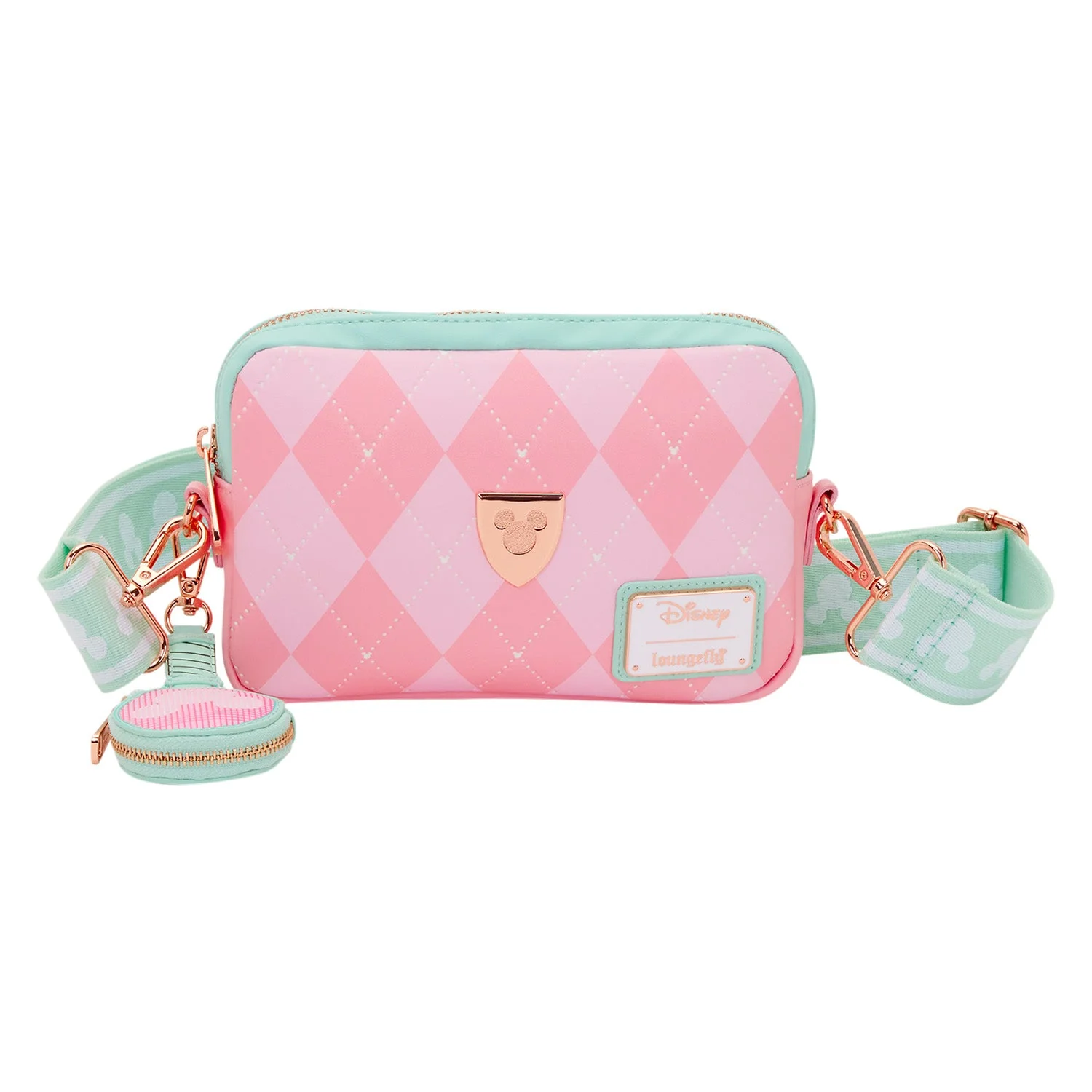 Loungefly x Disney Mickey & Friends Tennis Sling Crossbody Bag With Coin Bag - Image 4