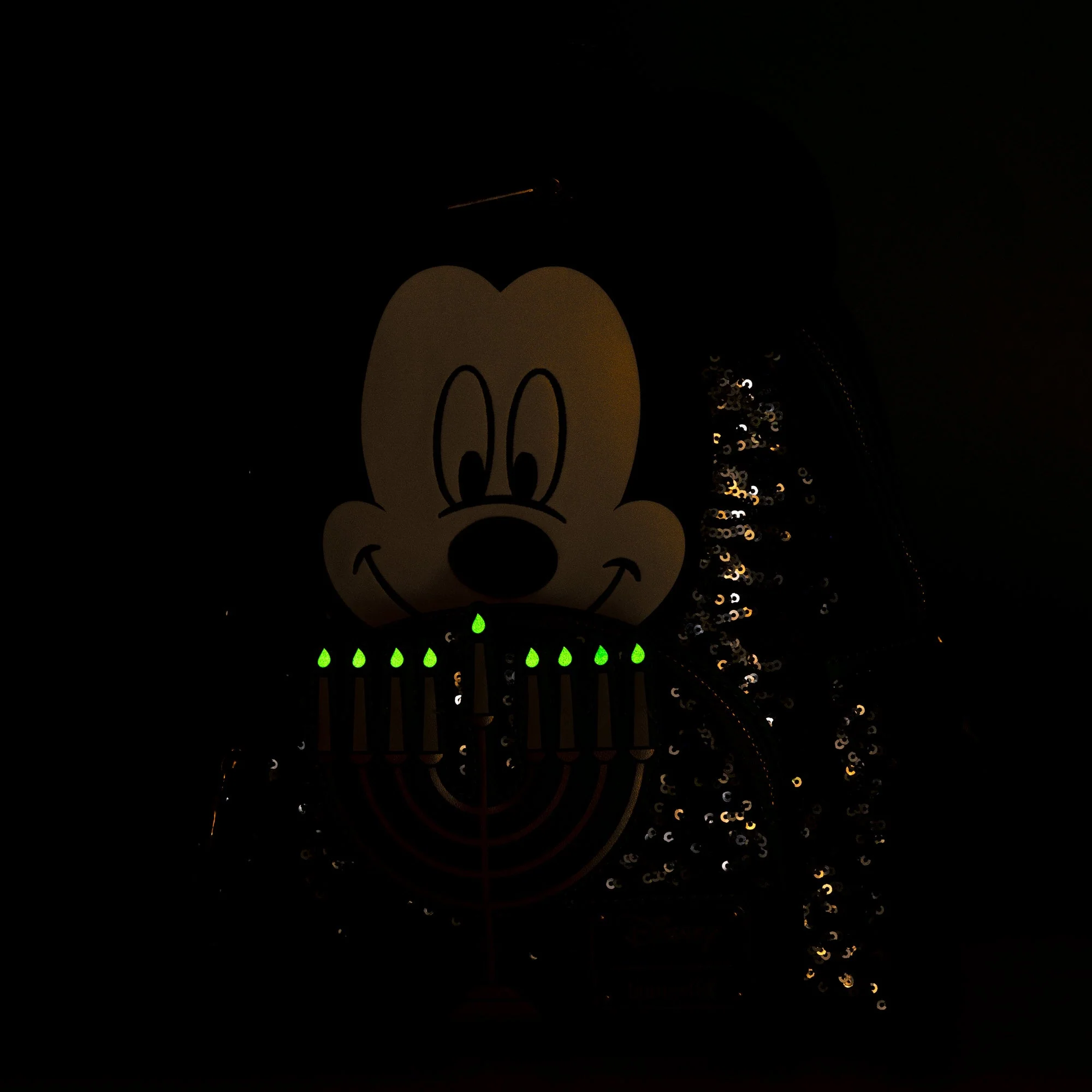 Loungefly x Disney Mickey Happy Hanukkah Menorah Mini Backpack - Image 7