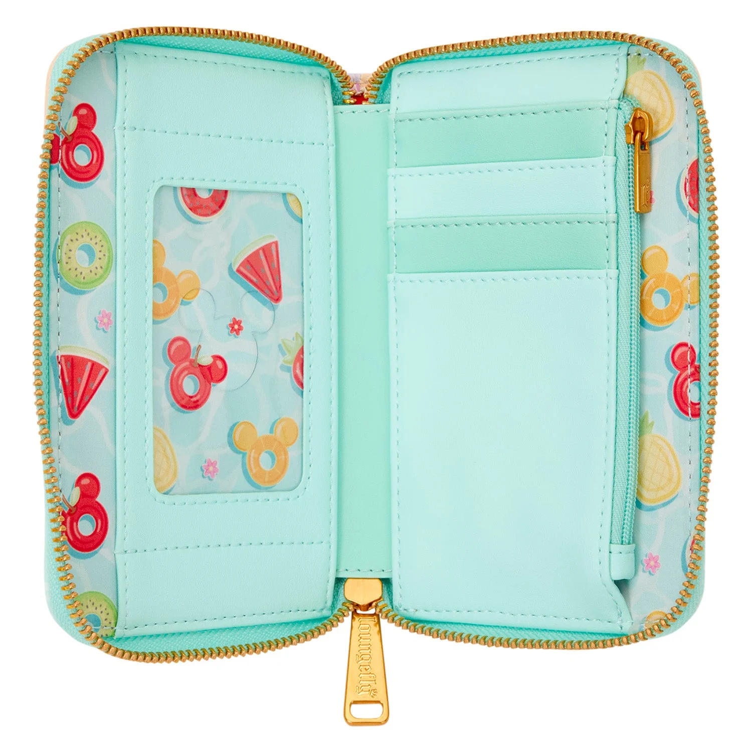 Loungefly x Disney Mickey & Minnie Beach Fun Zip Around Wallet - Image 4