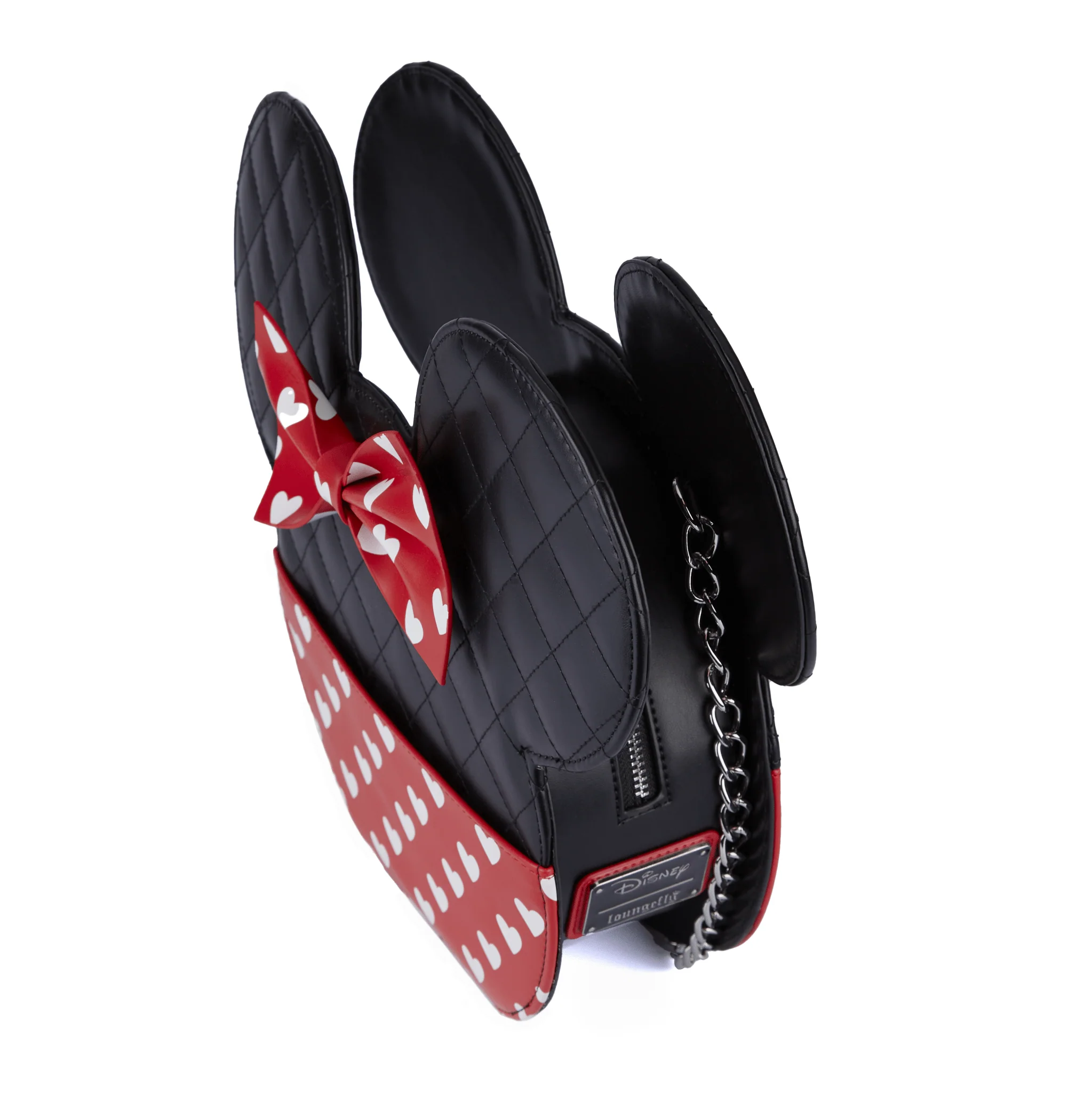Loungefly x Disney Mickey Minnie Mouse Valentines Reversible Crossbody Bag - Image 4