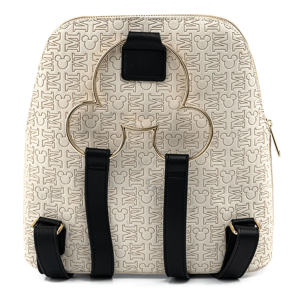 Loungefly x Disney Mickey Mouse Hardware Poses Print Backpack - Image 3