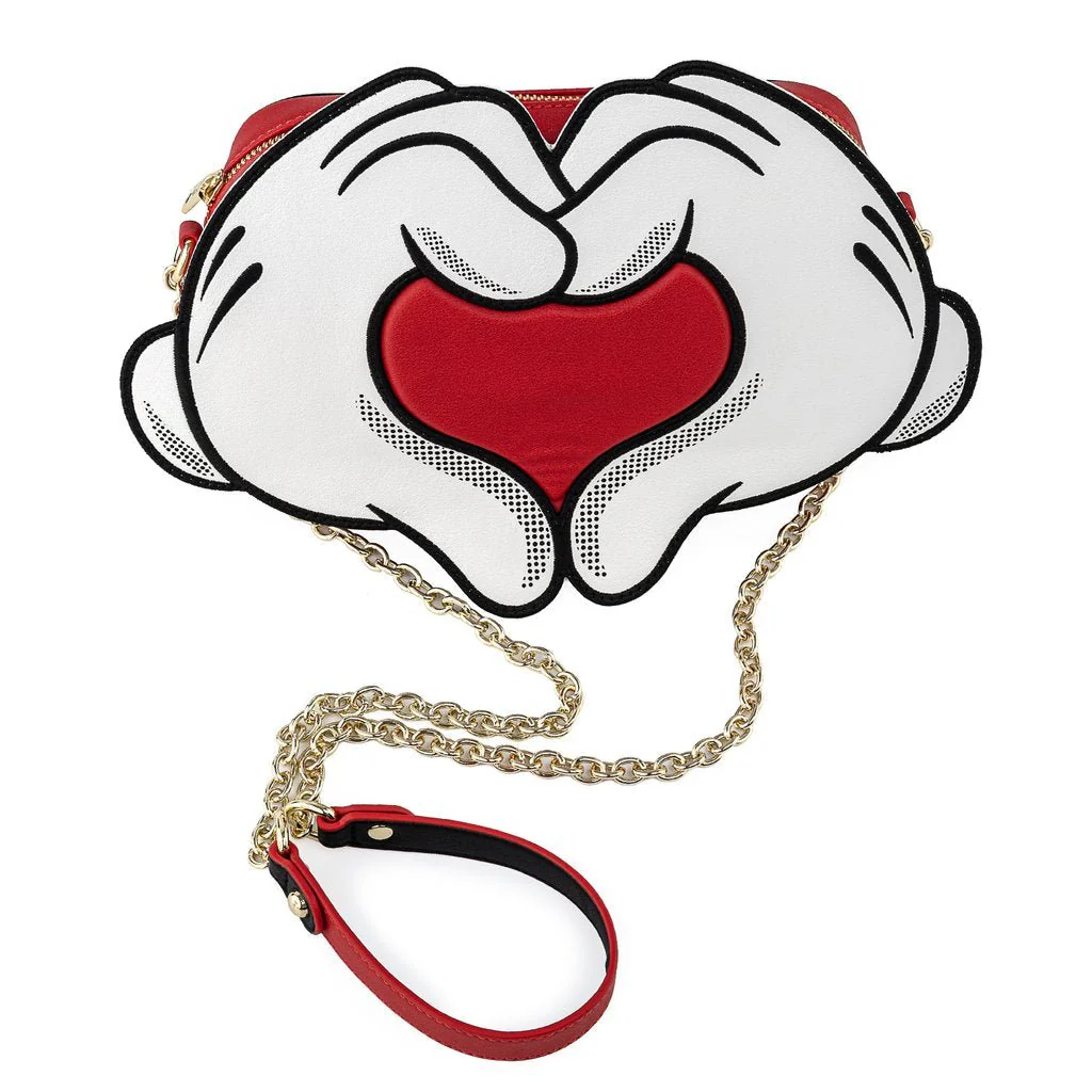 Loungefly x Disney Mickey Mouse Heart Handbag - Image 2