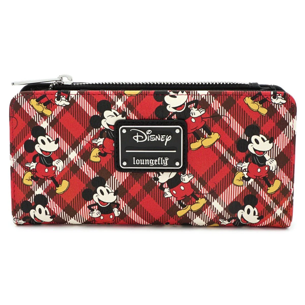 Loungefly X Disney Mickey Mouse Red Plaid Purse - Image 2