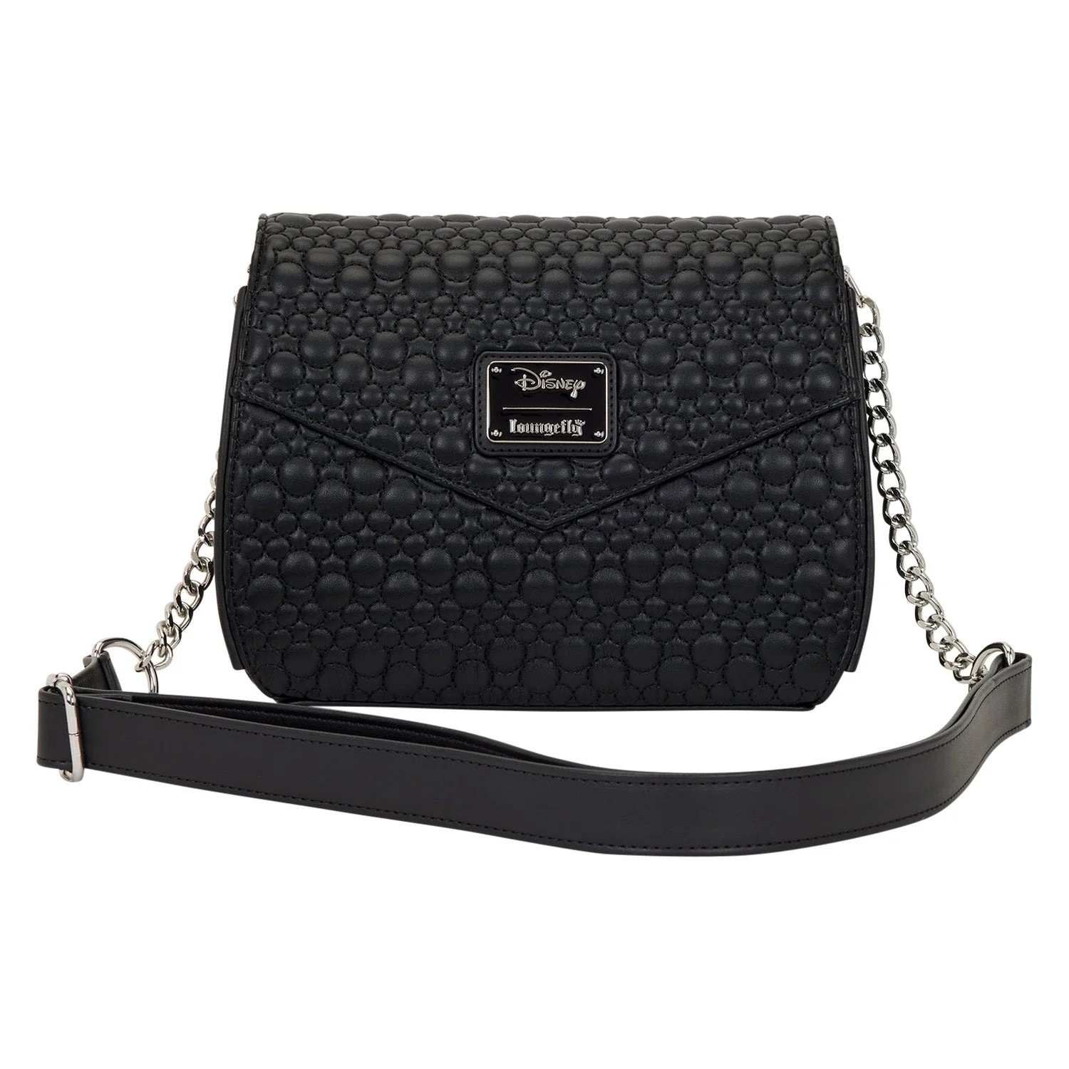 Loungefly x Disney Mickey Mouse Quilted Floral Crossbody Bag - Image 3