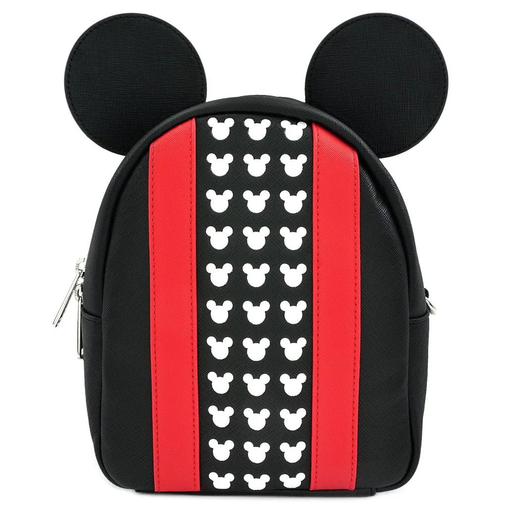 Loungefly x Disney Mickey Red & Black Convertible Mini Backpack - Image 2
