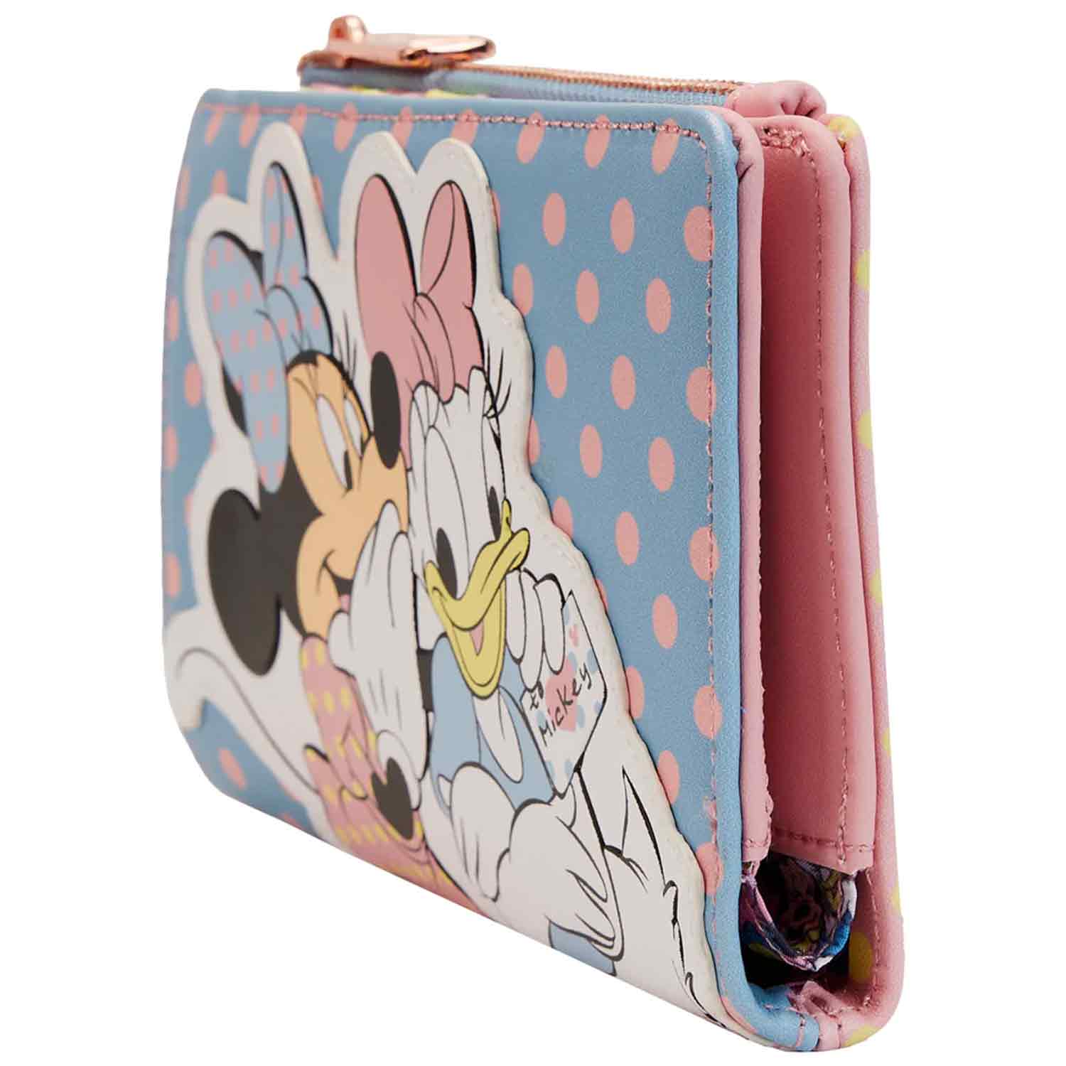 Loungefly x Disney Minnie and Daisy Pastel Polka Dot Purse - Image 3