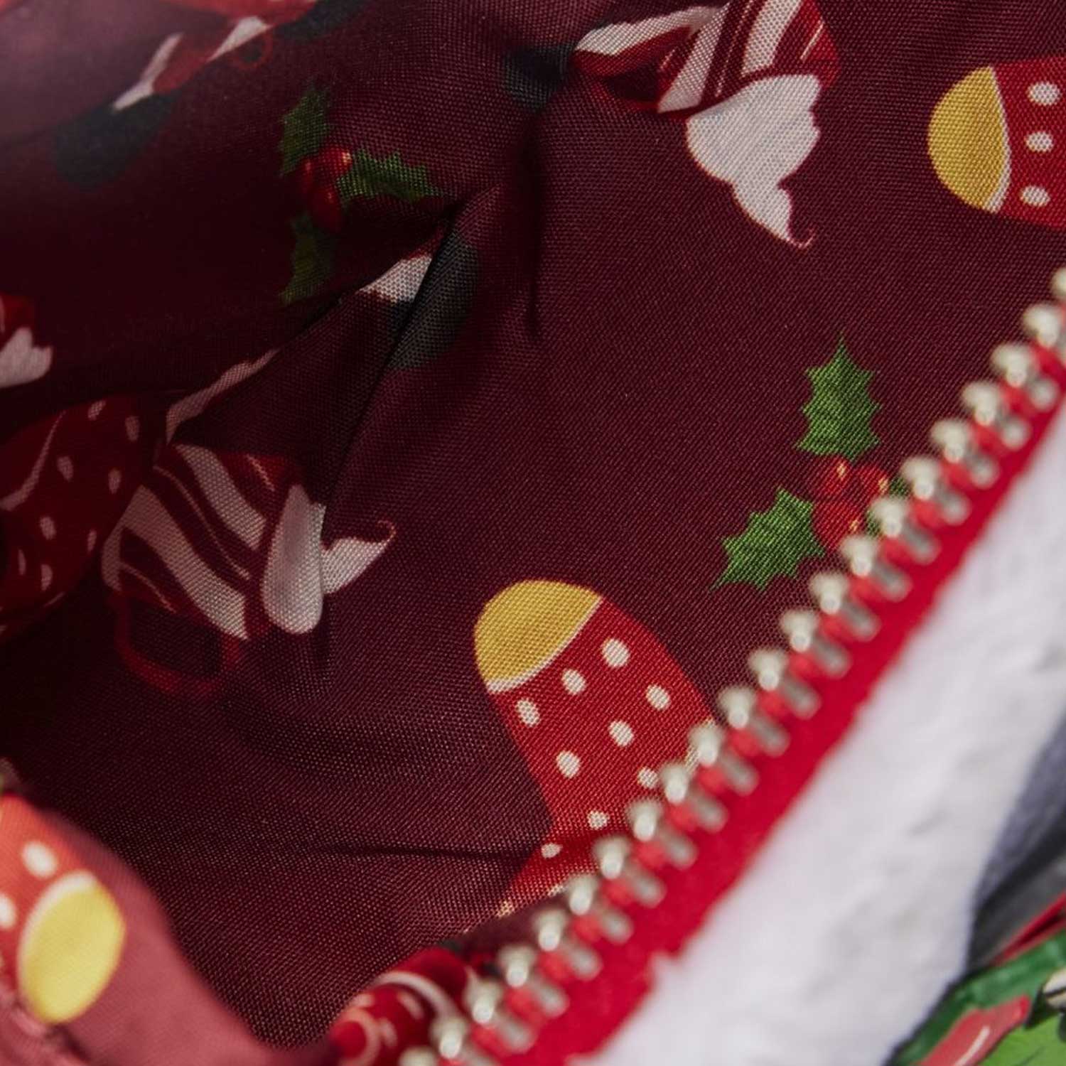Loungefly x Disney Minnie Christmas Stocking Crossbody Bag - Image 5