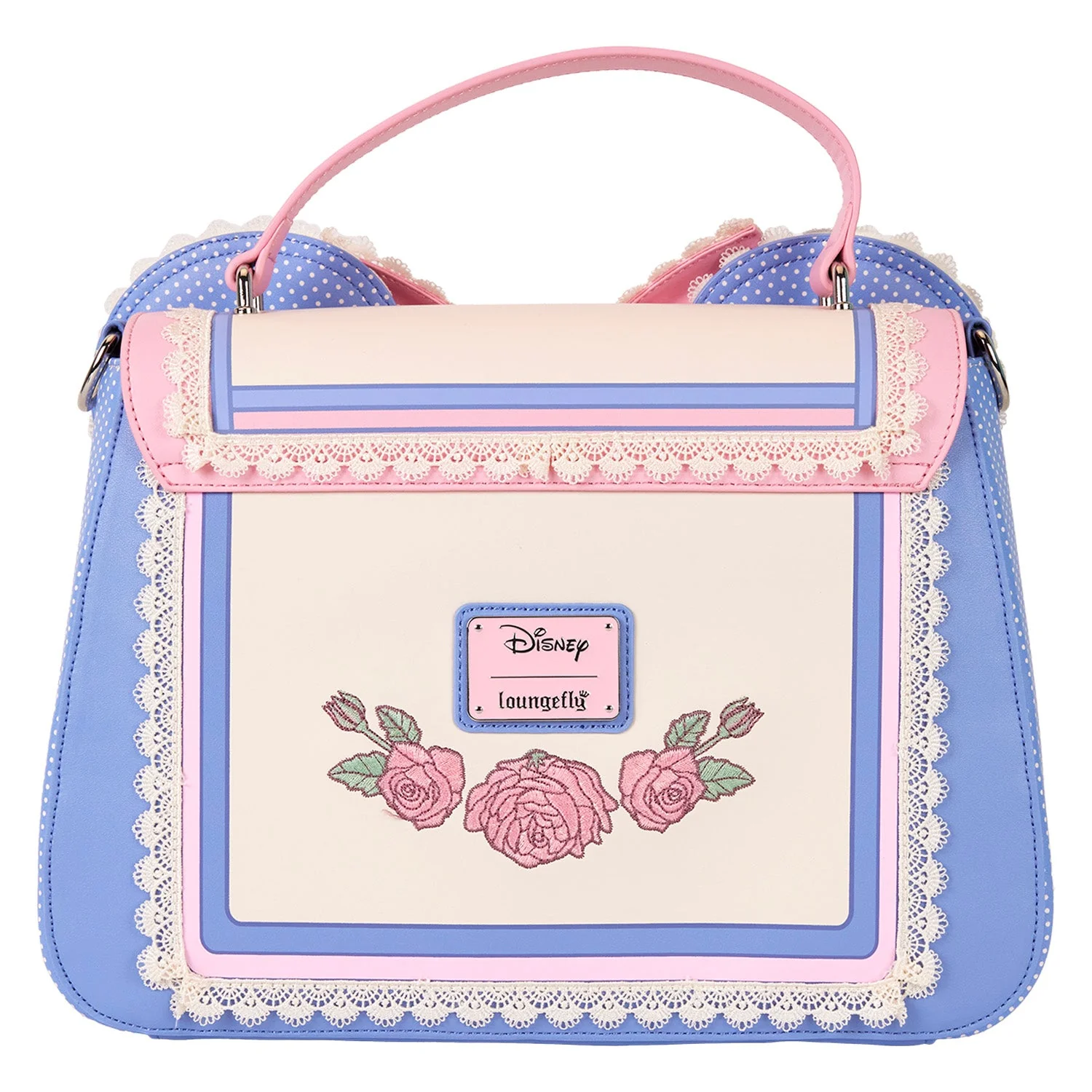 Loungefly x Disney Minnie Floral and Lace Ears Crossbody Bag - Image 3