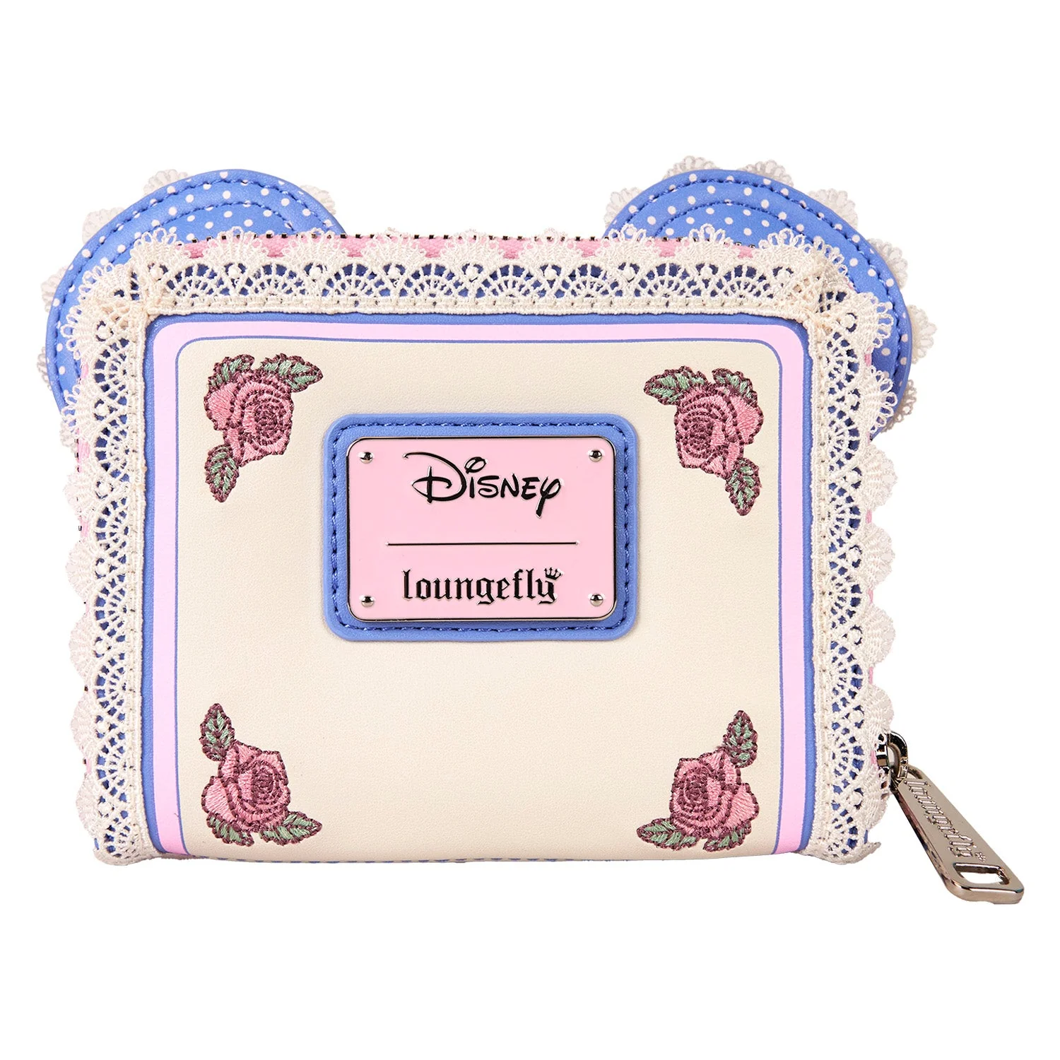 Loungefly x Disney Minnie Floral and Lace Ears Zip Around Wallet - Image 5