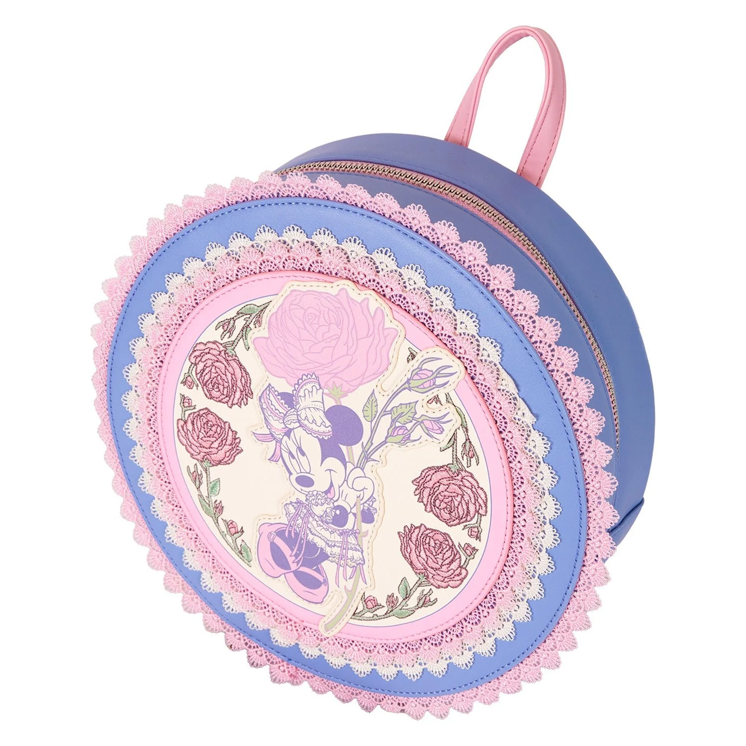 Loungefly x Disney Minnie Floral and Lace Mini Backpack - Image 4