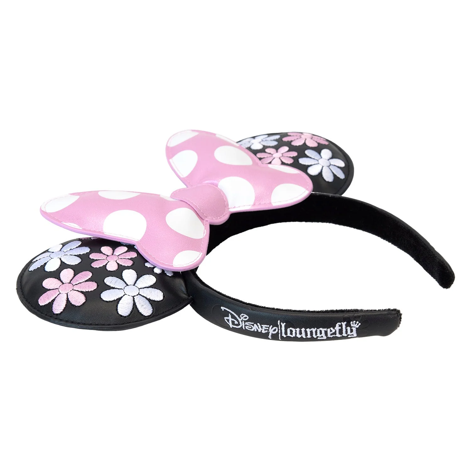 Loungefly x Disney Minnie Floral Rock the Dots Headband - Image 3