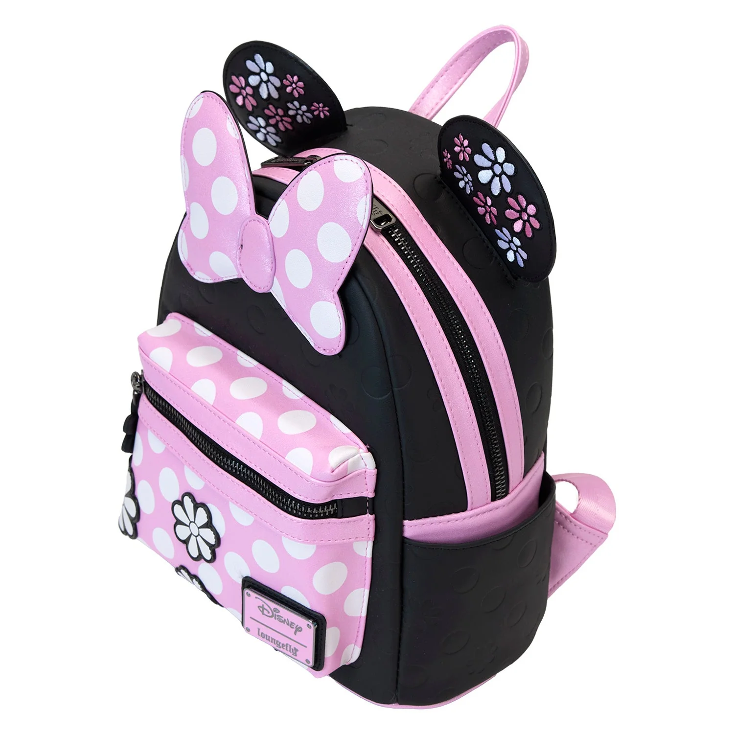 Loungefly x Disney Minnie Floral Rock the Dots Mini Backpack - Image 3