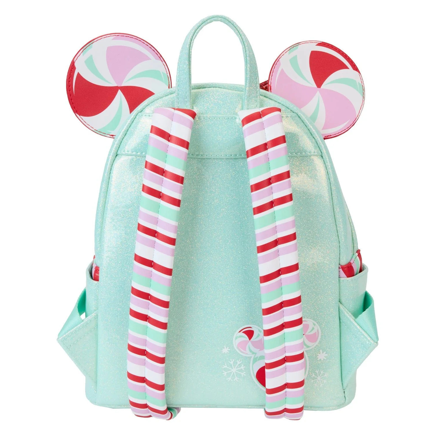 Loungefly x Disney Minnie Holiday Peppermint Ornaments Mini Backpack - Image 5