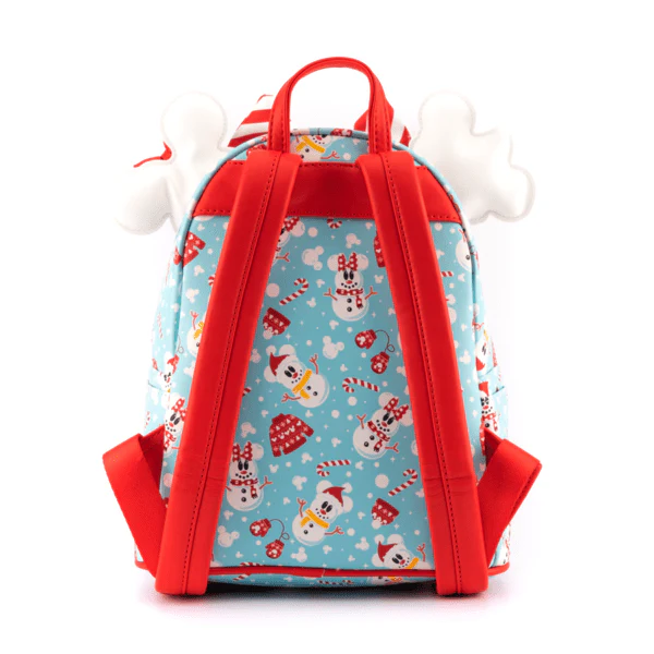 Loungefly x Disney Mickey and Minnie Mouse Snowman Print Mini Backpack and Headband Set - Image 6