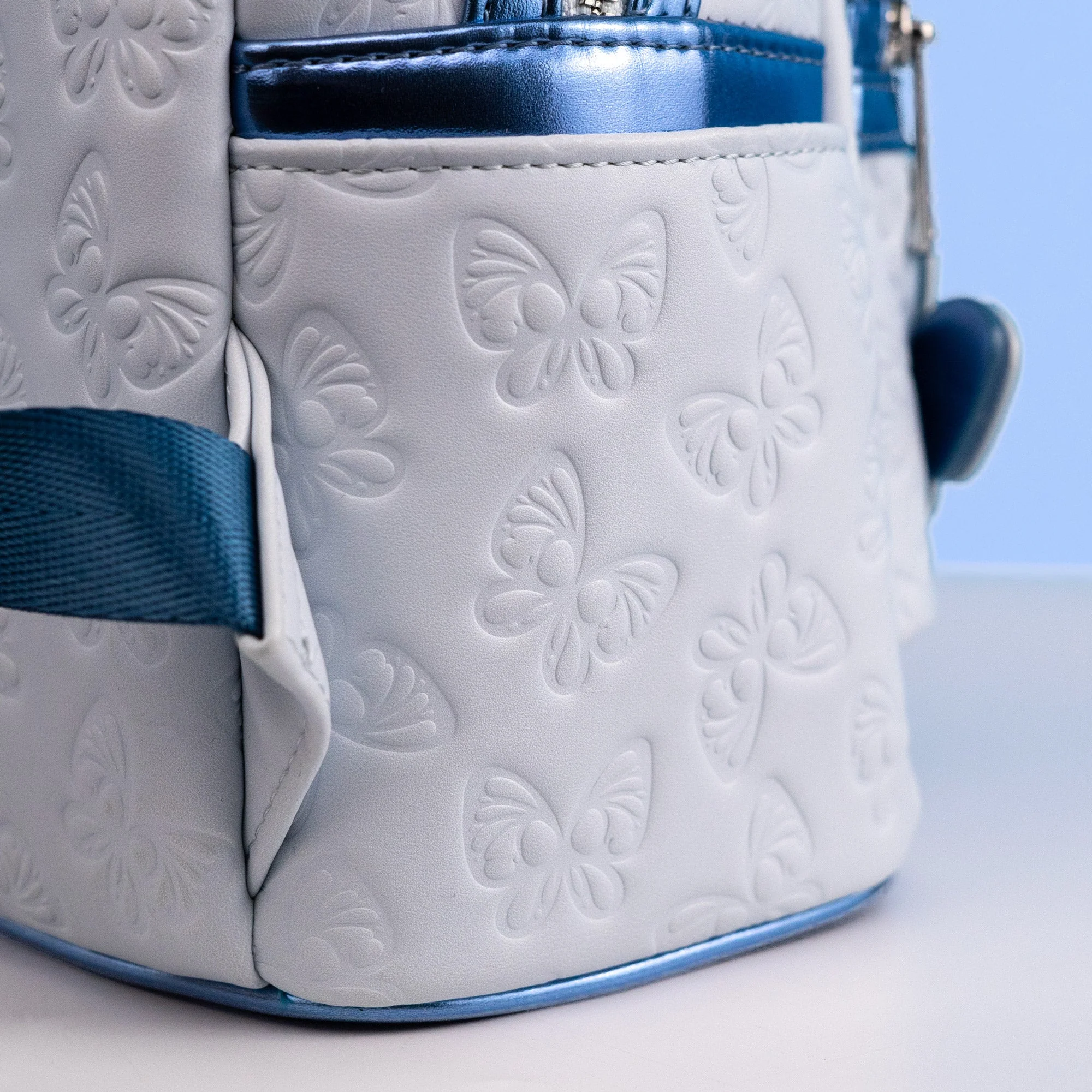 Loungefly x Disney Minnie Mouse Blue Butterfly Mini Backpack - Image 5